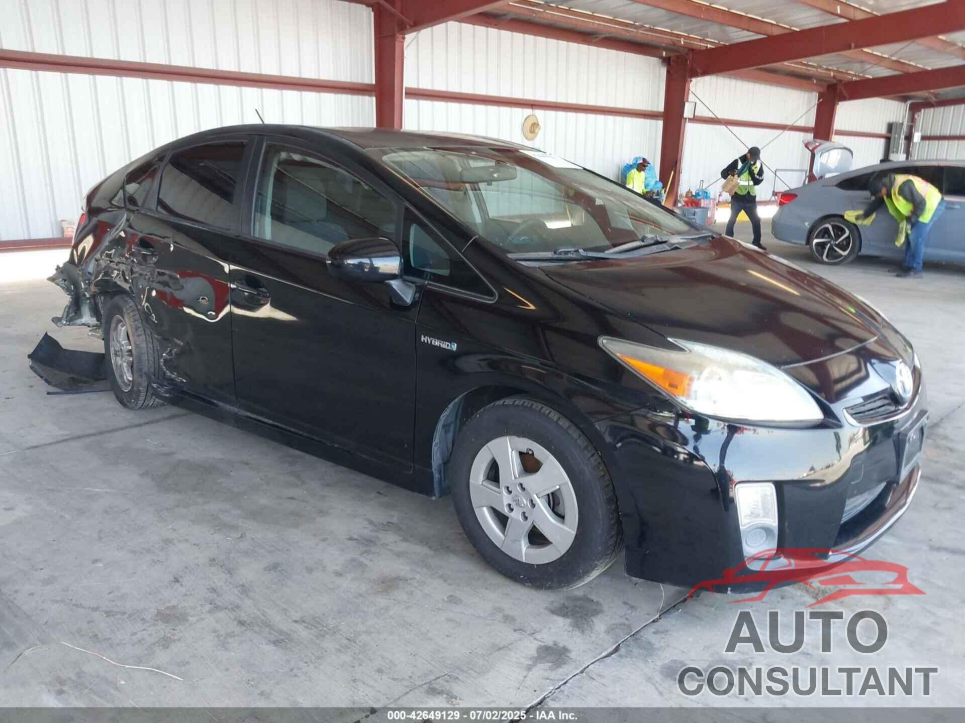 TOYOTA PRIUS 2010 - JTDKN3DU8A1300177