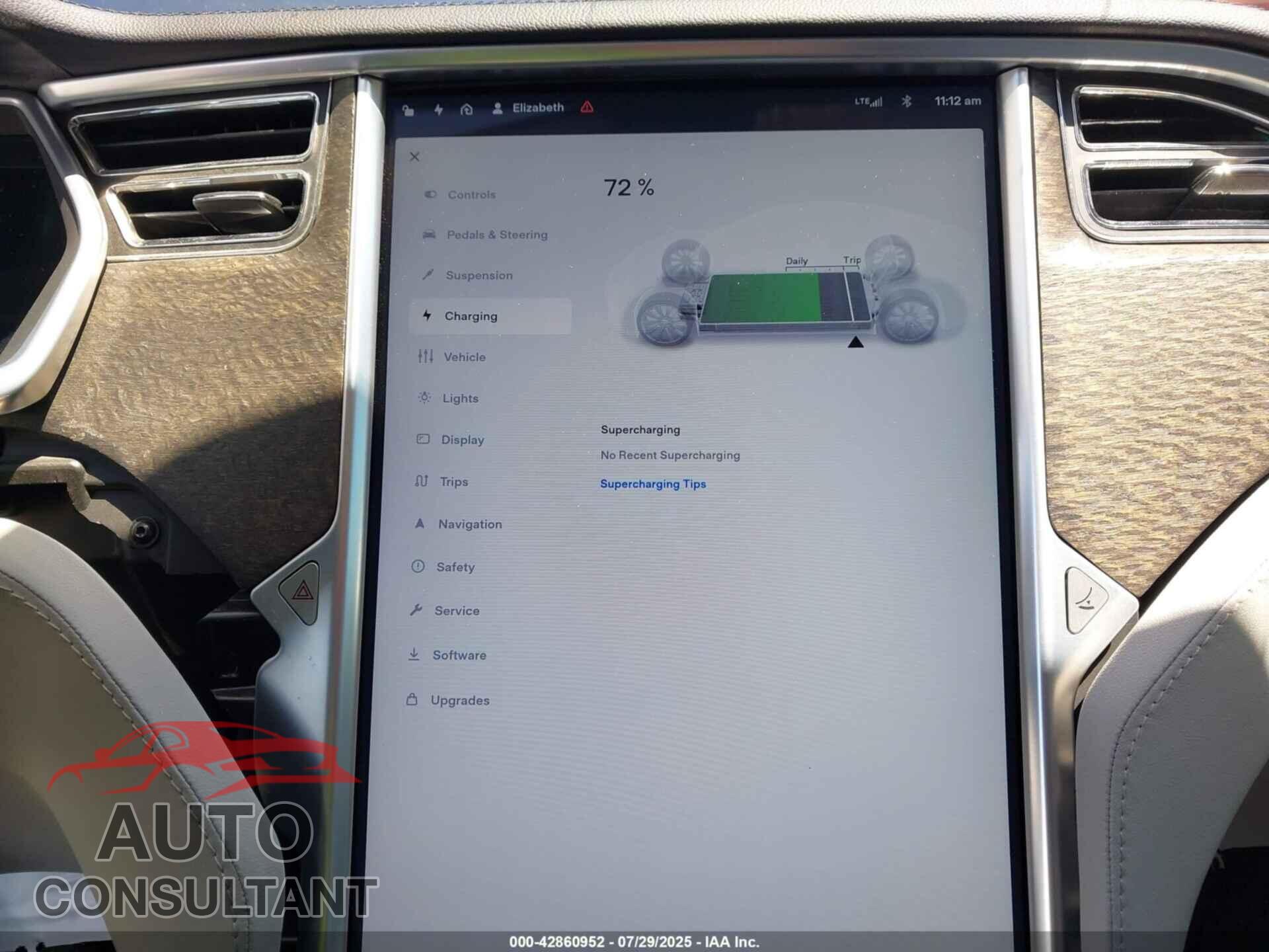 TESLA MODEL S 2013 - 5YJSA1DN6DFP06348