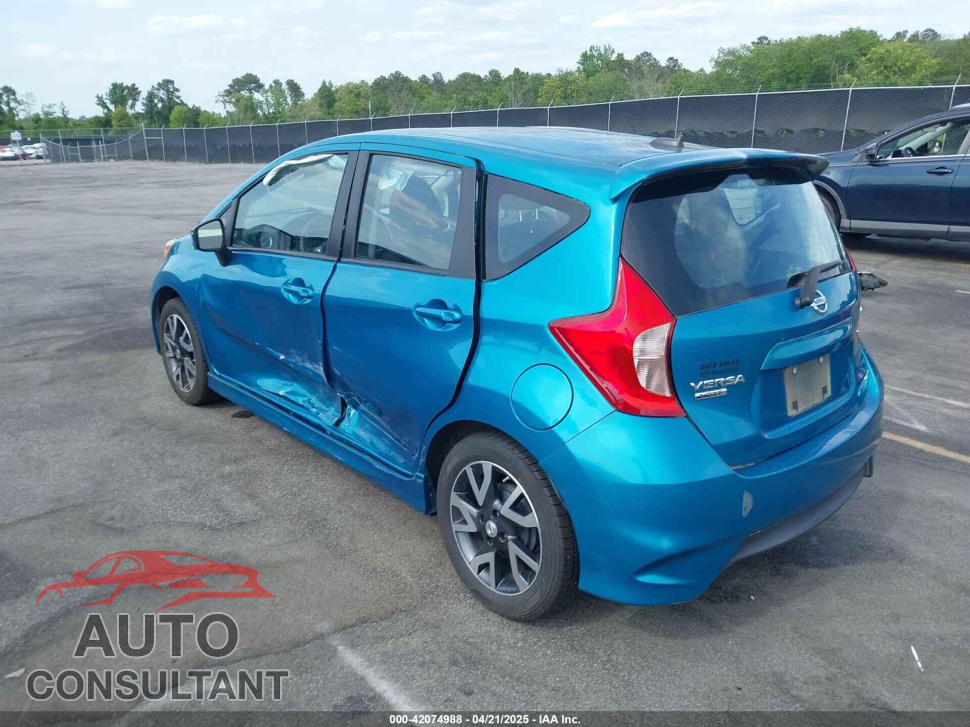 NISSAN VERSA NOTE 2016 - 3N1CE2CPXGL368558