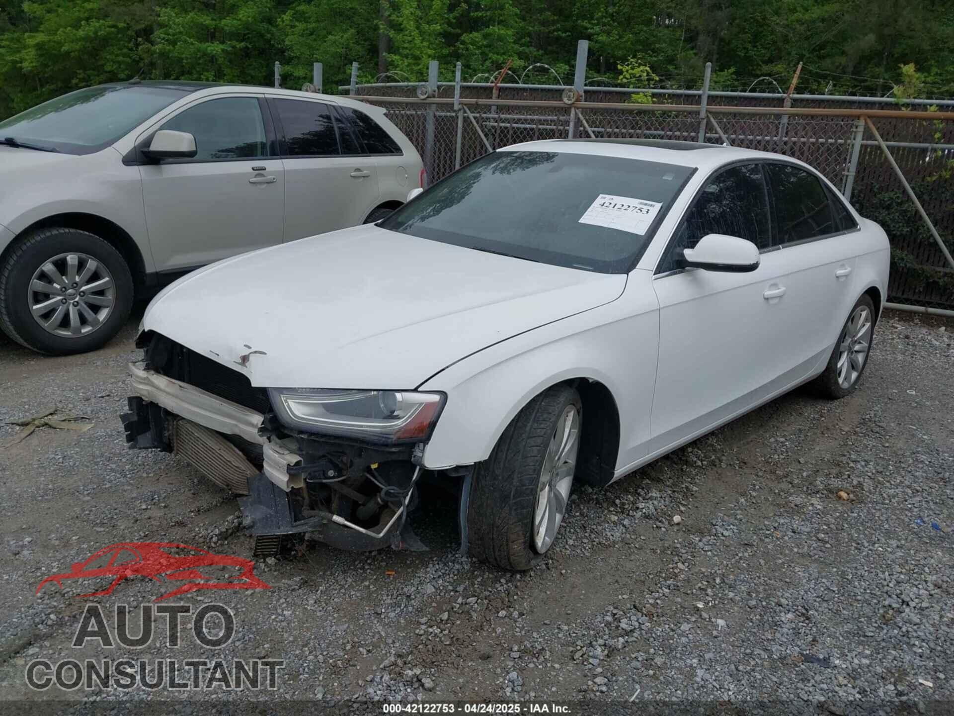 AUDI A4 2013 - WAUEFAFL6DN034252