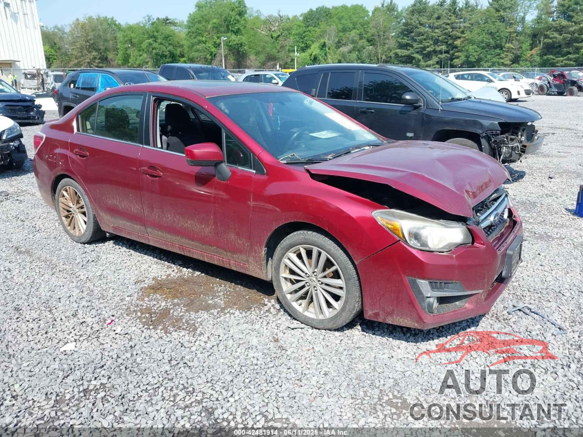 SUBARU IMPREZA 2015 - JF1GJAK62FH009382