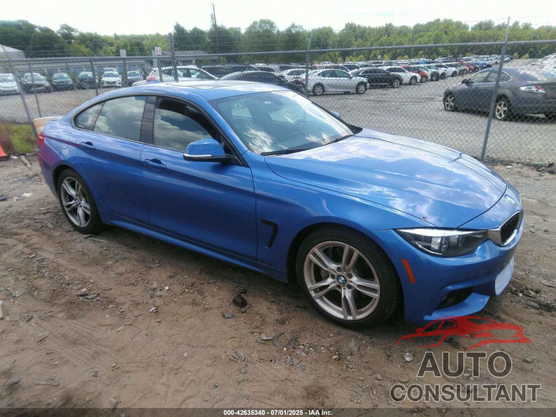 BMW 430I GRAN COUPE 2018 - WBA4J1C5XJBM11534