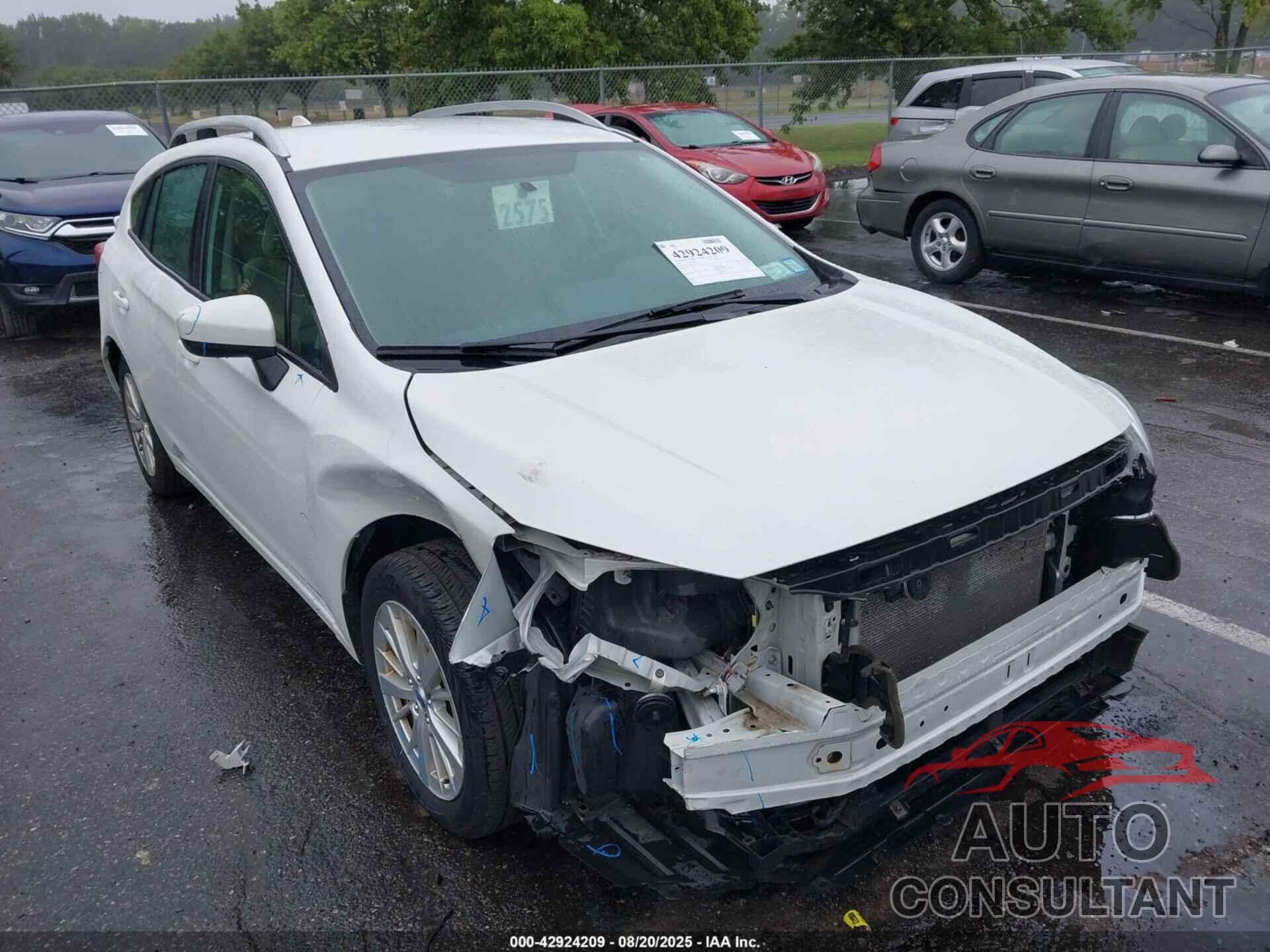 SUBARU IMPREZA 2018 - 4S3GTAB64J3726005