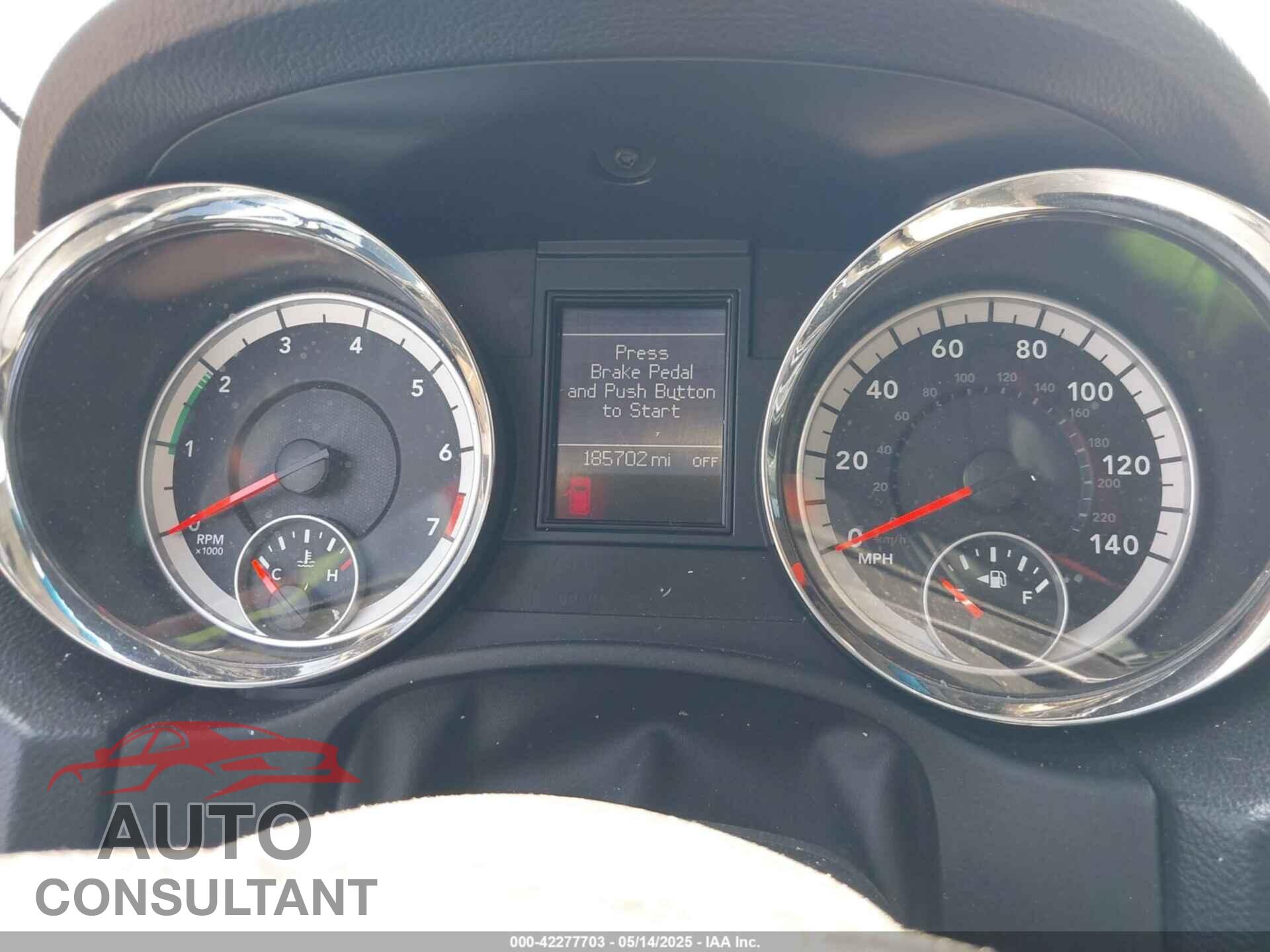 DODGE DURANGO 2013 - 1C4RDHEG9DC500291
