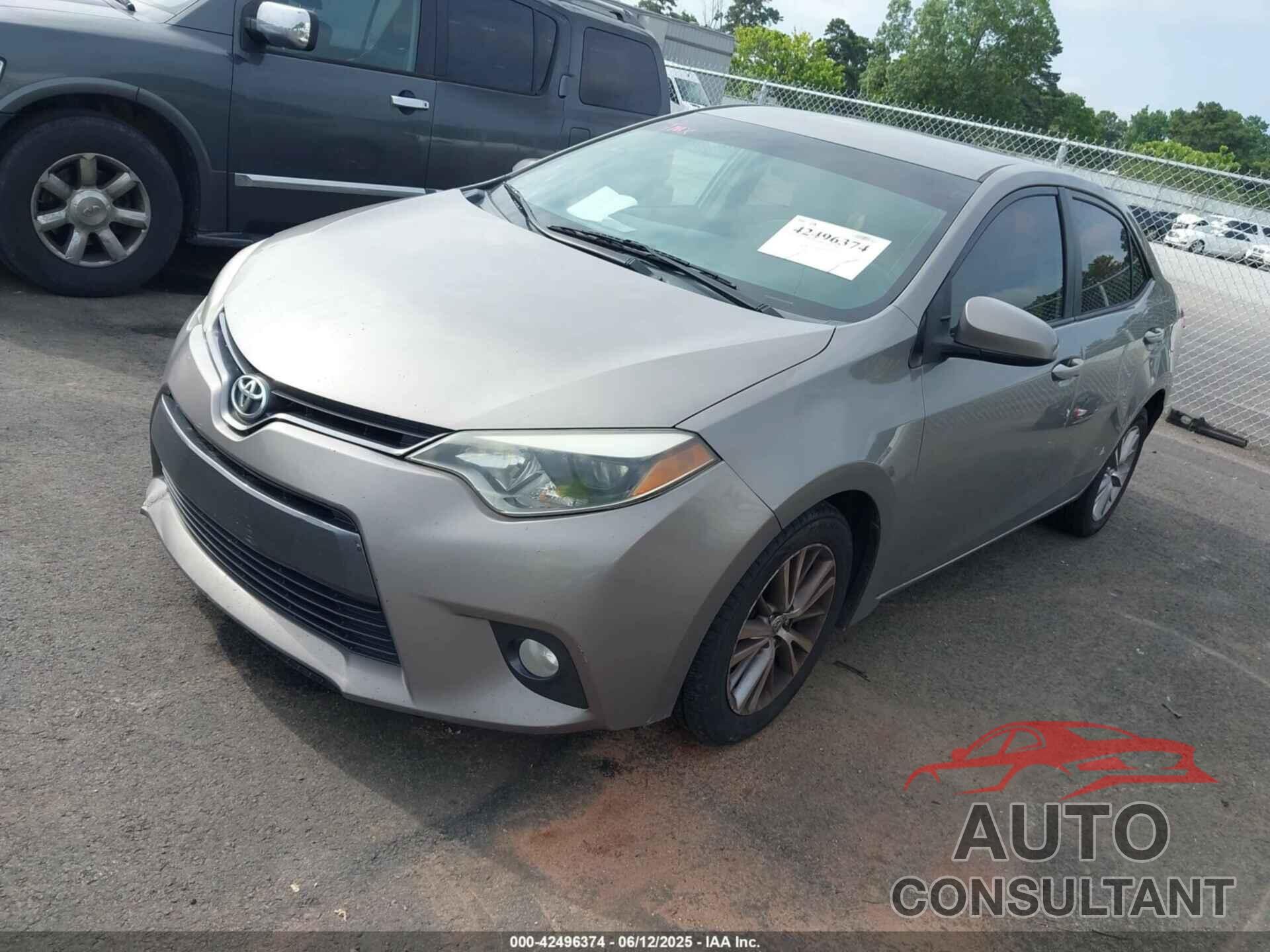 TOYOTA COROLLA 2015 - 2T1BURHE3FC254818