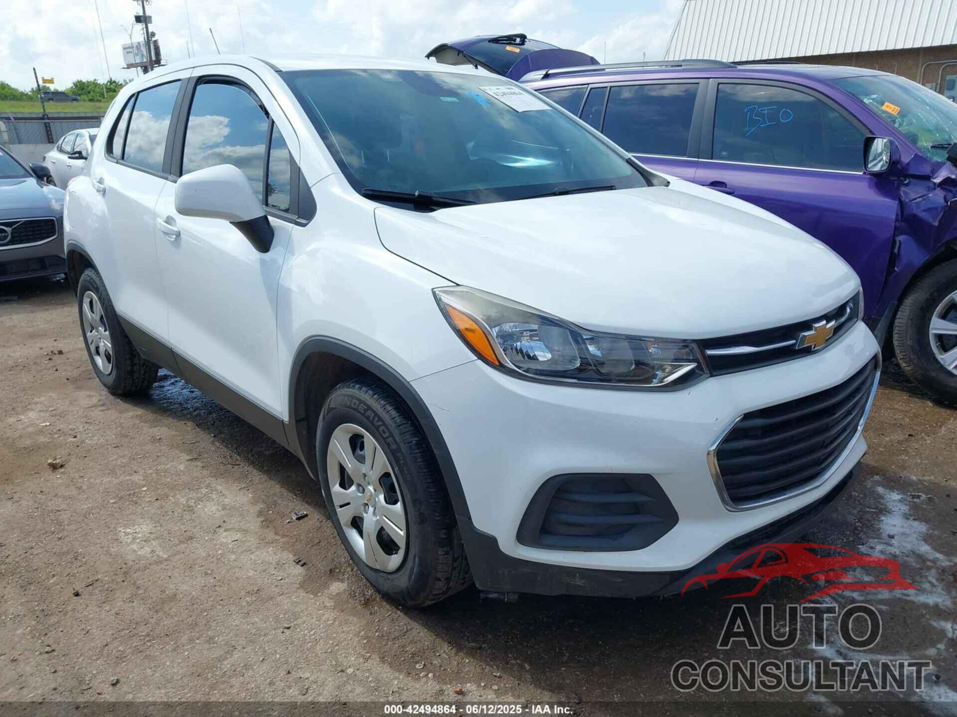 CHEVROLET TRAX 2017 - KL7CJKSB1HB237663