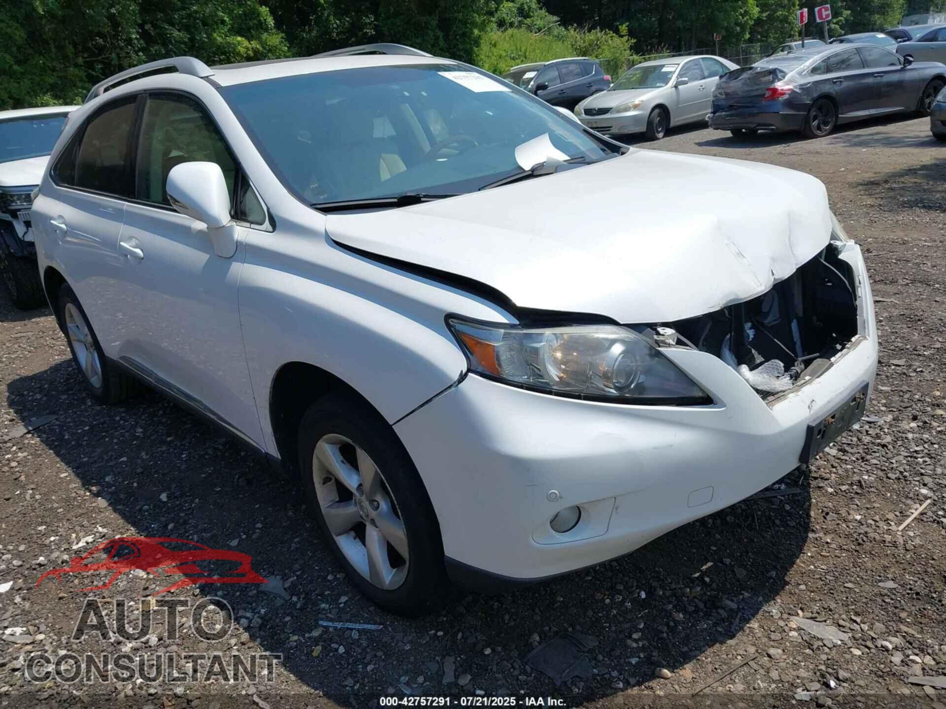 LEXUS RX 350 2011 - 2T2BK1BA2BC113810