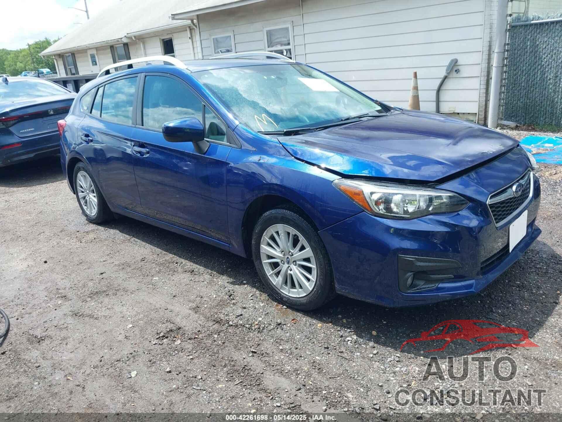 SUBARU IMPREZA 2018 - 4S3GTAD69J3718625
