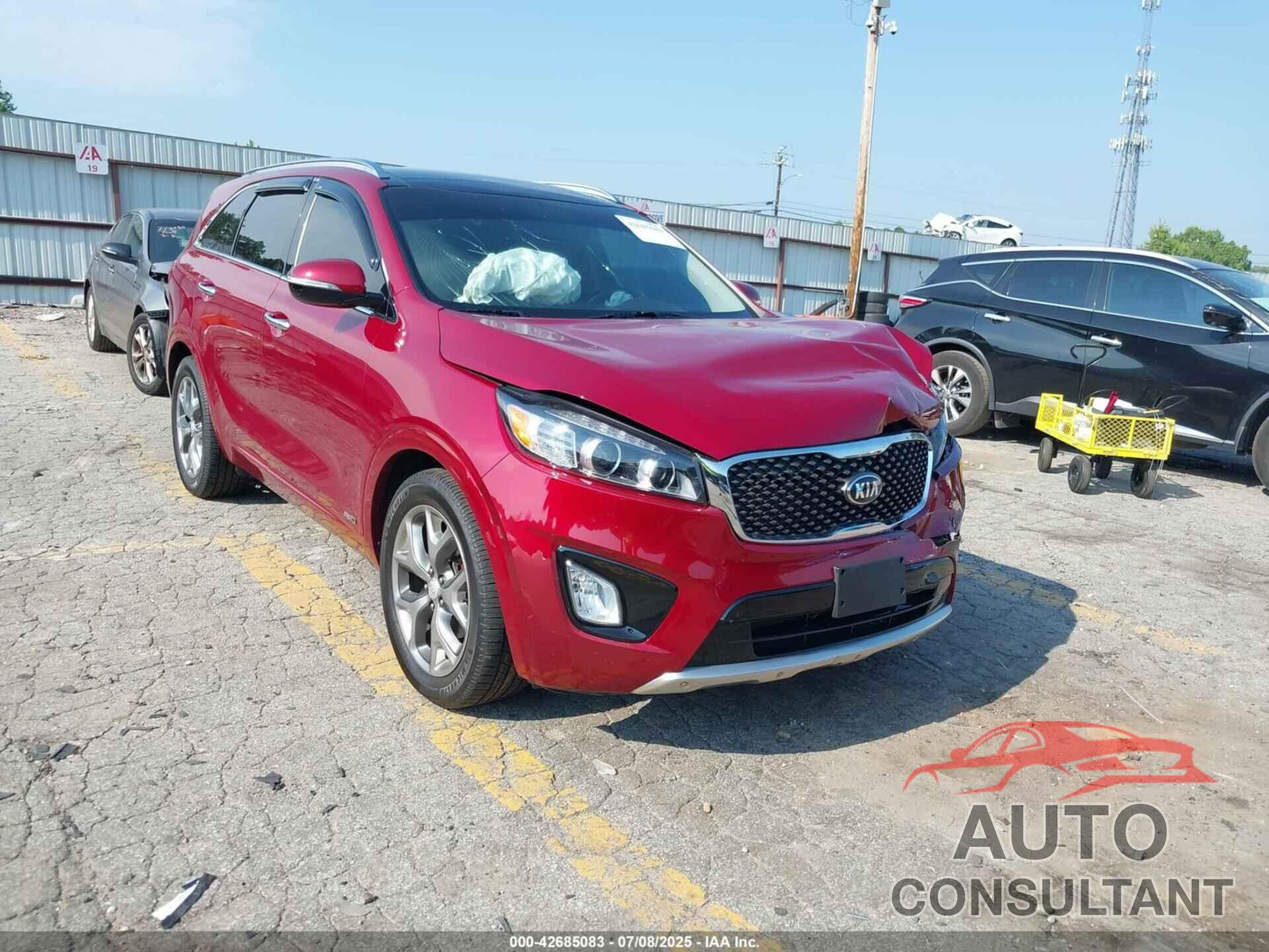 KIA SORENTO 2016 - 5XYPKDA50GG107306
