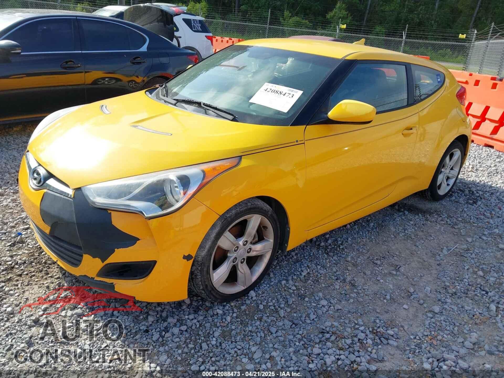 HYUNDAI VELOSTER 2012 - KMHTC6AD2CU079902