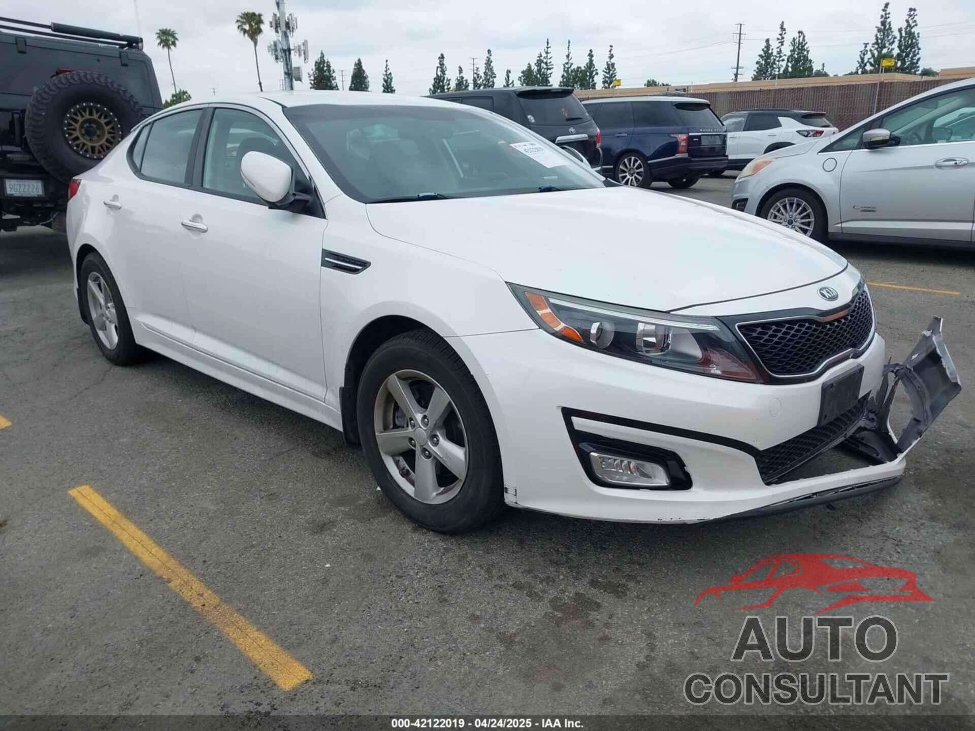 KIA OPTIMA 2015 - KNAGM4A79F5649438