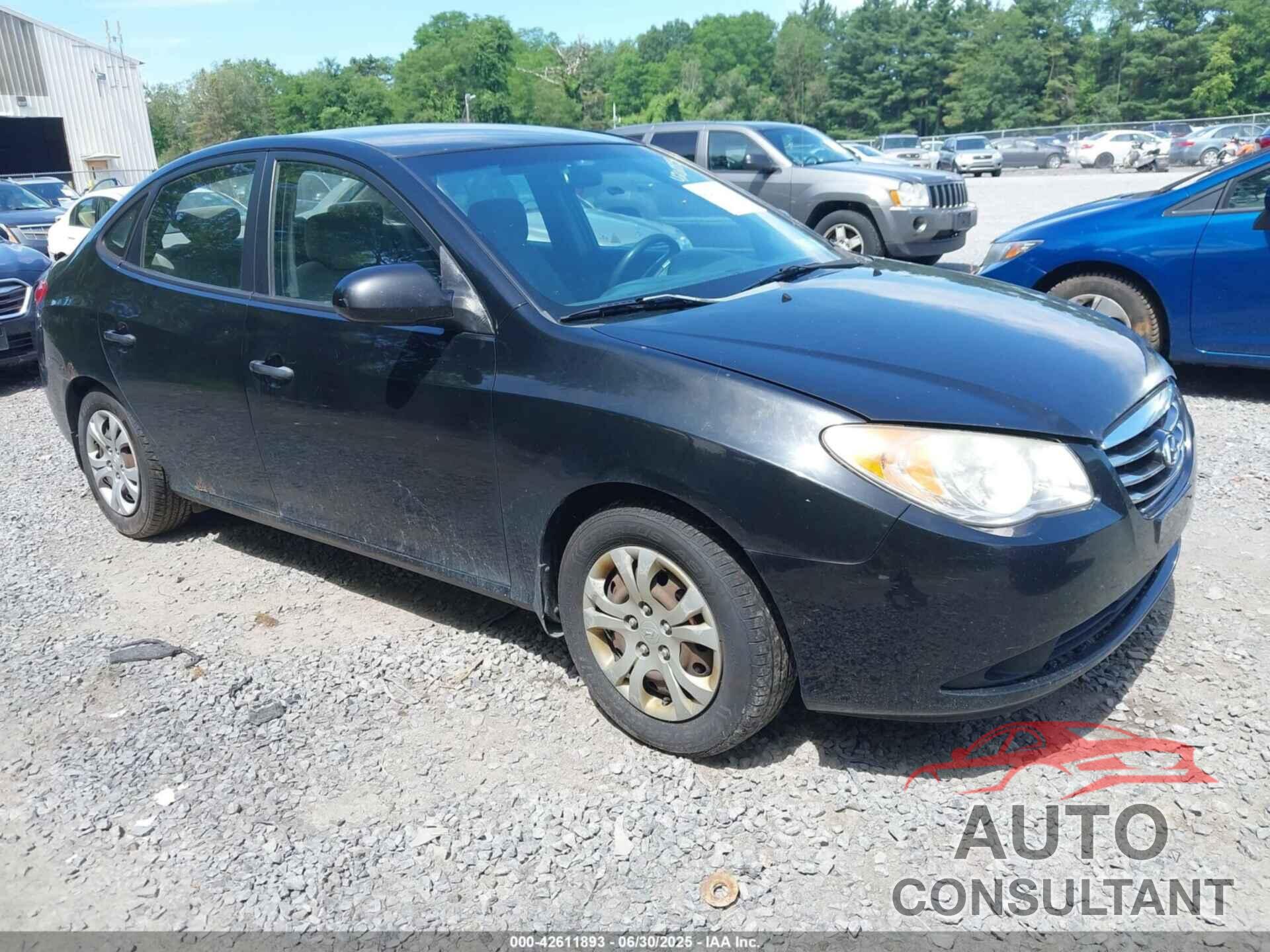 HYUNDAI ELANTRA 2010 - KMHDU4AD0AU827808