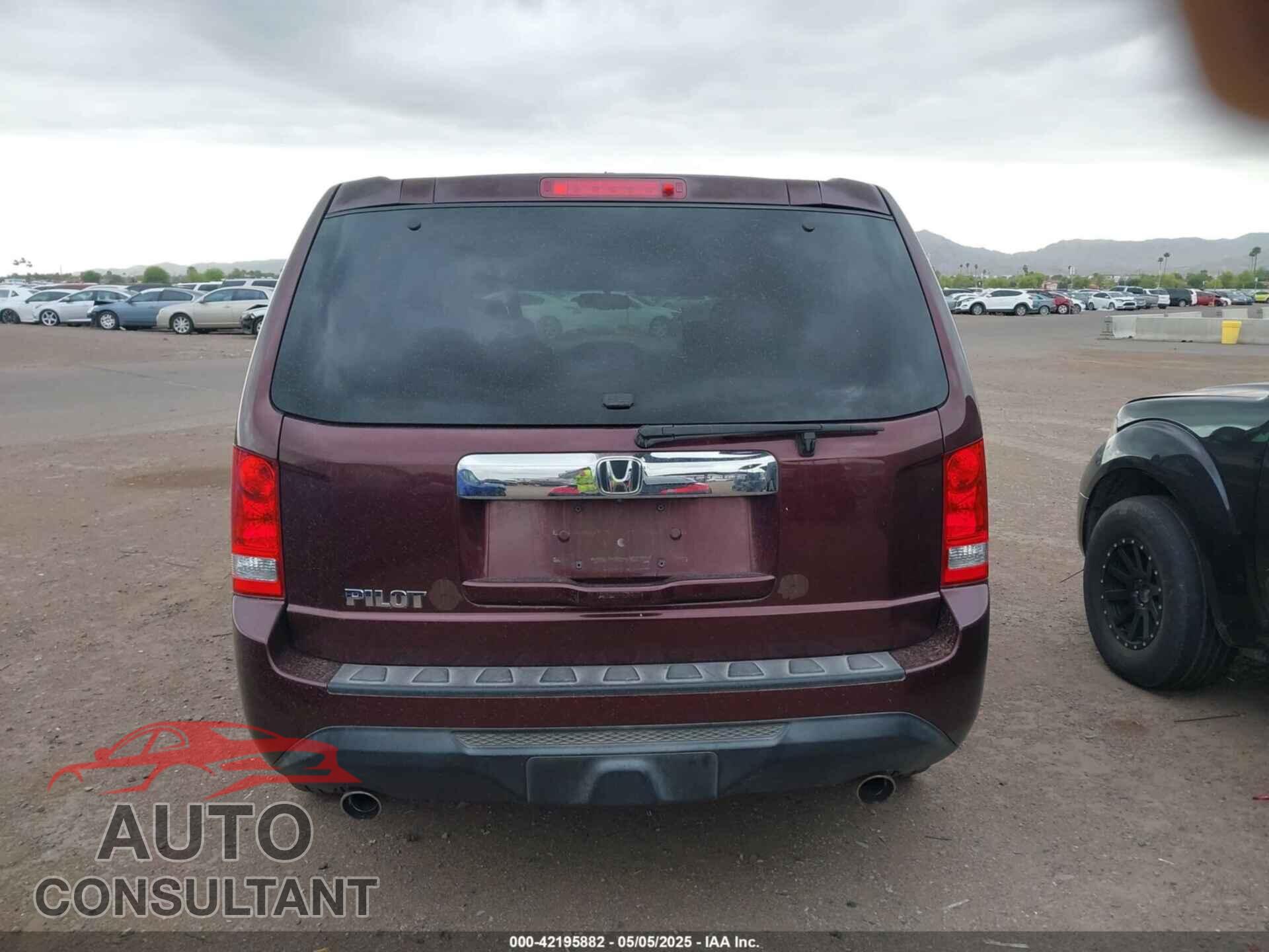HONDA PILOT 2012 - 5FNYF3H59CB040568