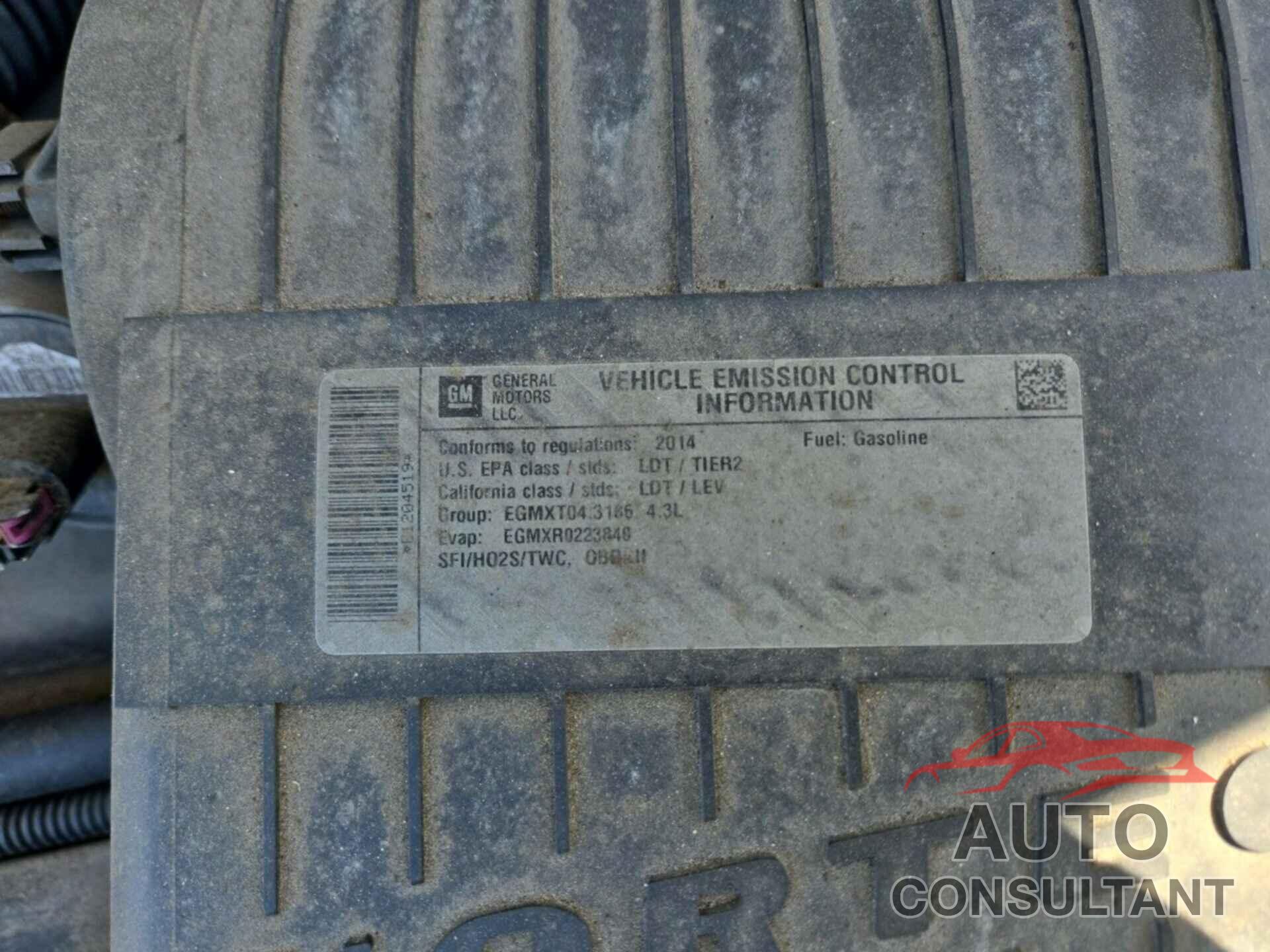 CHEVROLET EXPRESS G1500 2014 - 1GCSGAFX7E1204519