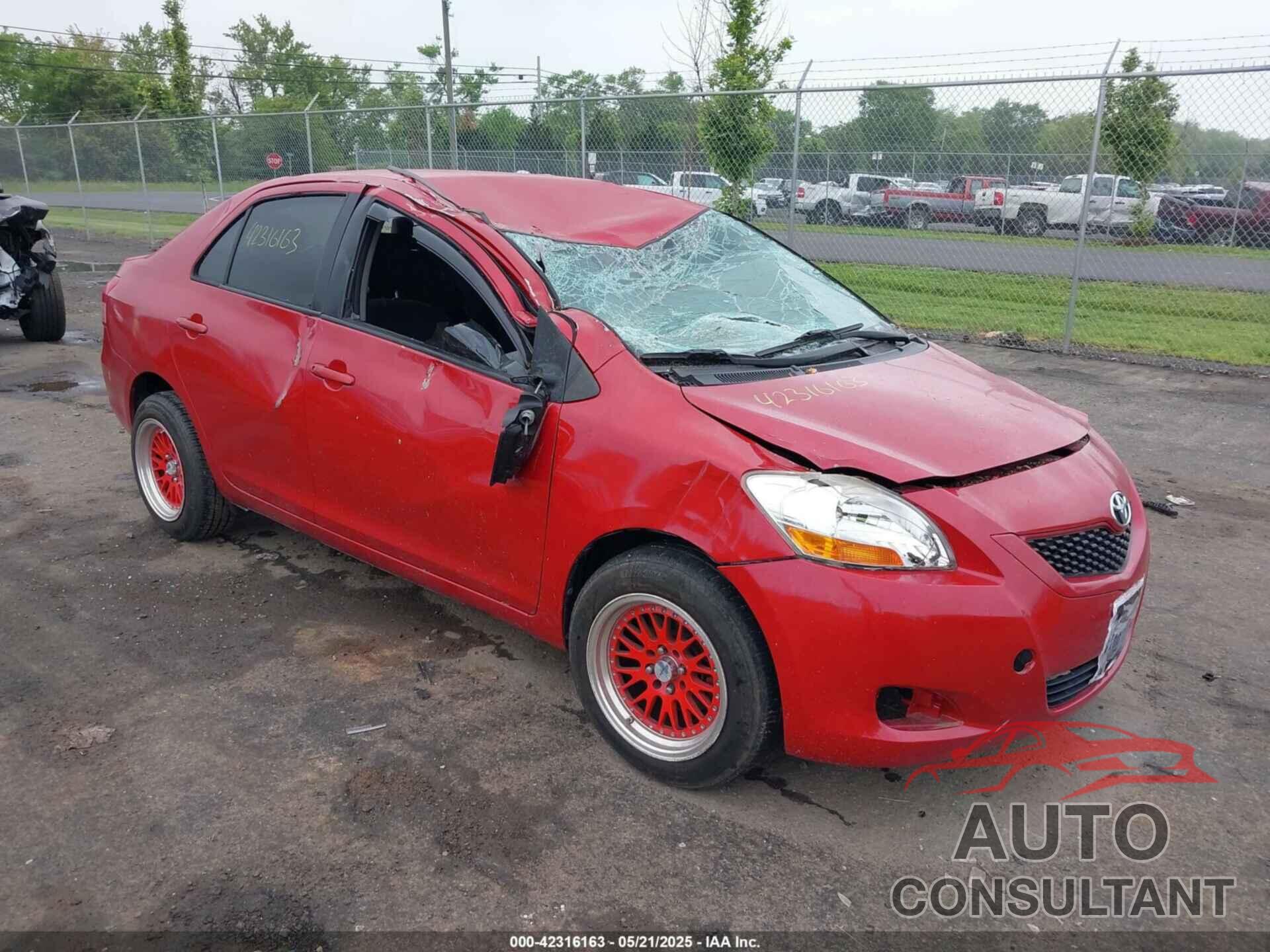 TOYOTA YARIS 2011 - JTDBT4K36B1408420