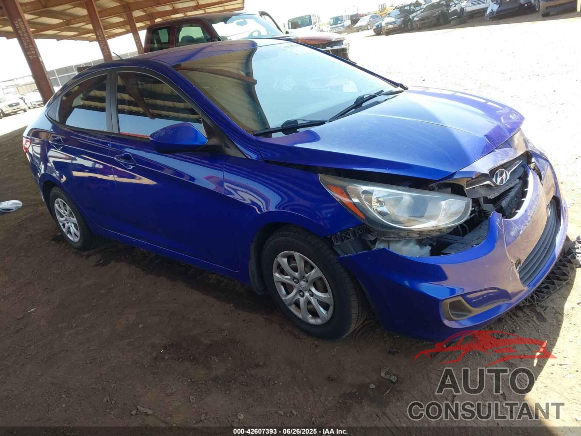 HYUNDAI ACCENT 2013 - KMHCT4AE2DU559369