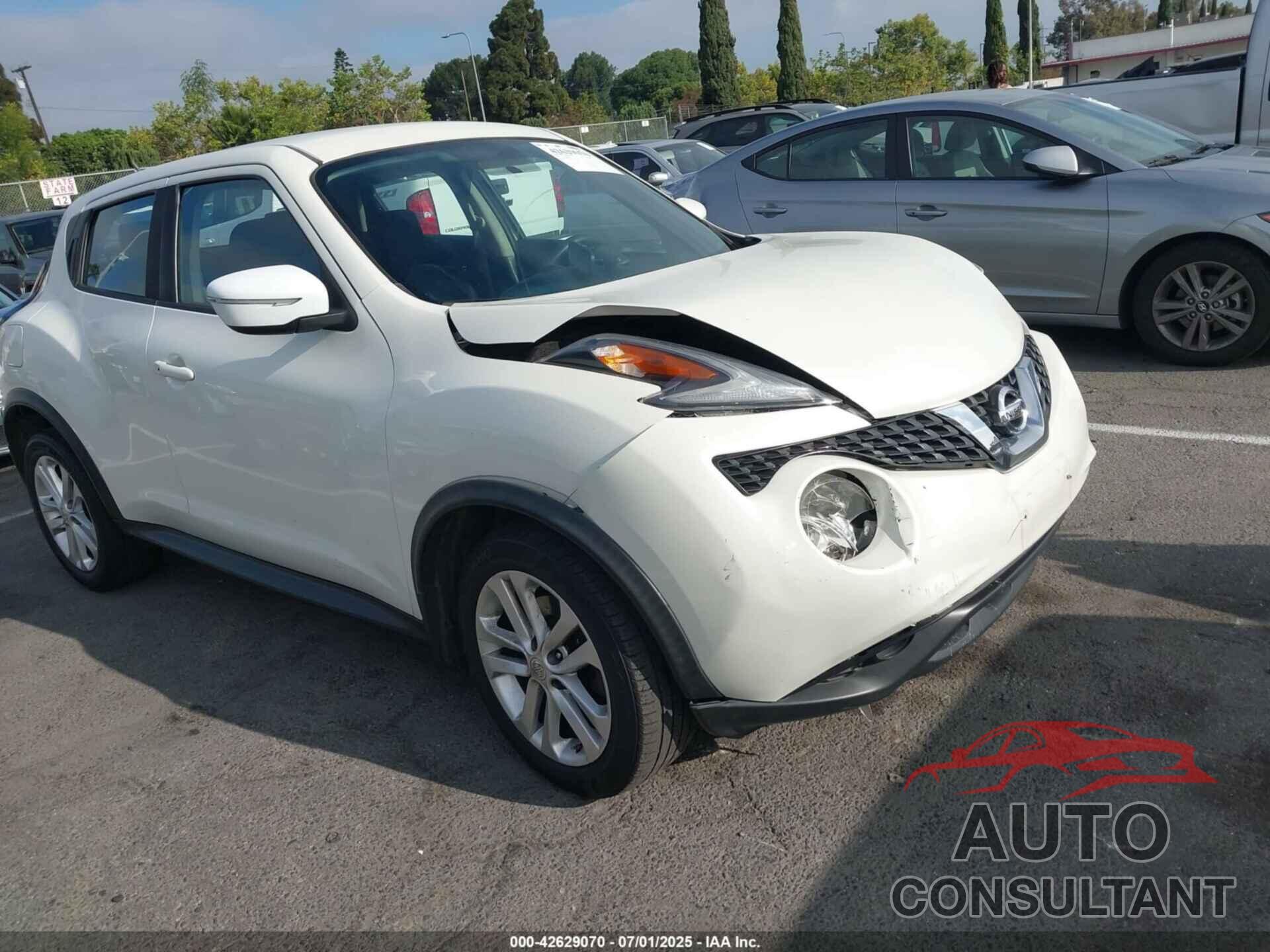 NISSAN JUKE 2016 - JN8AF5MR9GT605012
