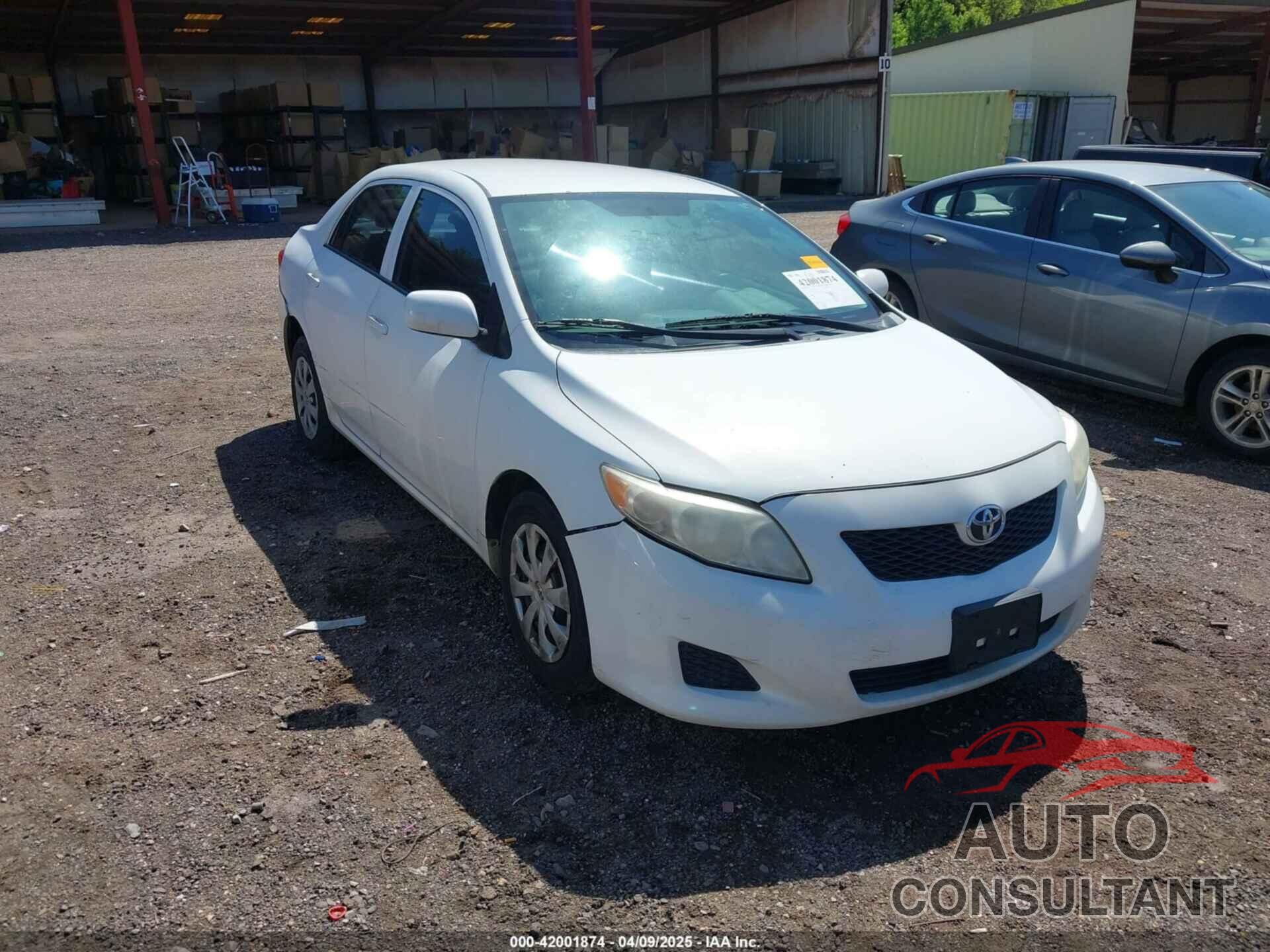TOYOTA COROLLA 2009 - 2T1BU40E69C171872