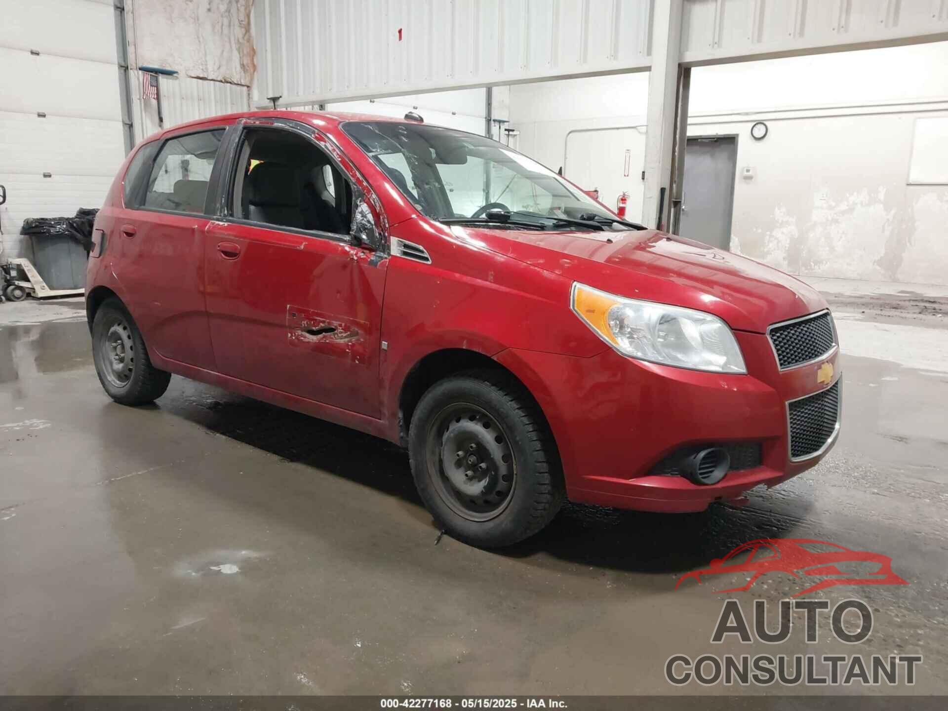 CHEVROLET AVEO 2009 - KL1TD66E99B376874