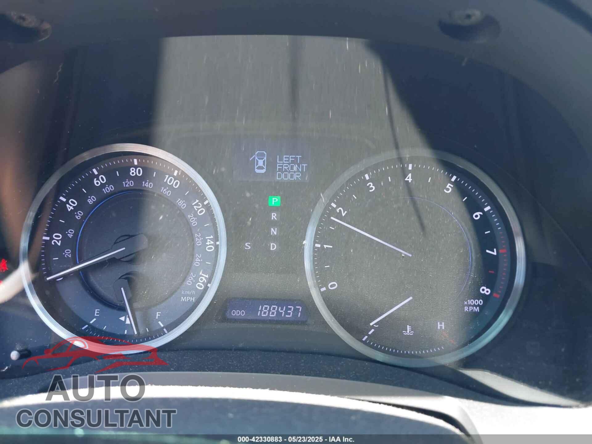 LEXUS IS 250 2011 - JTHBF5C21B5146901