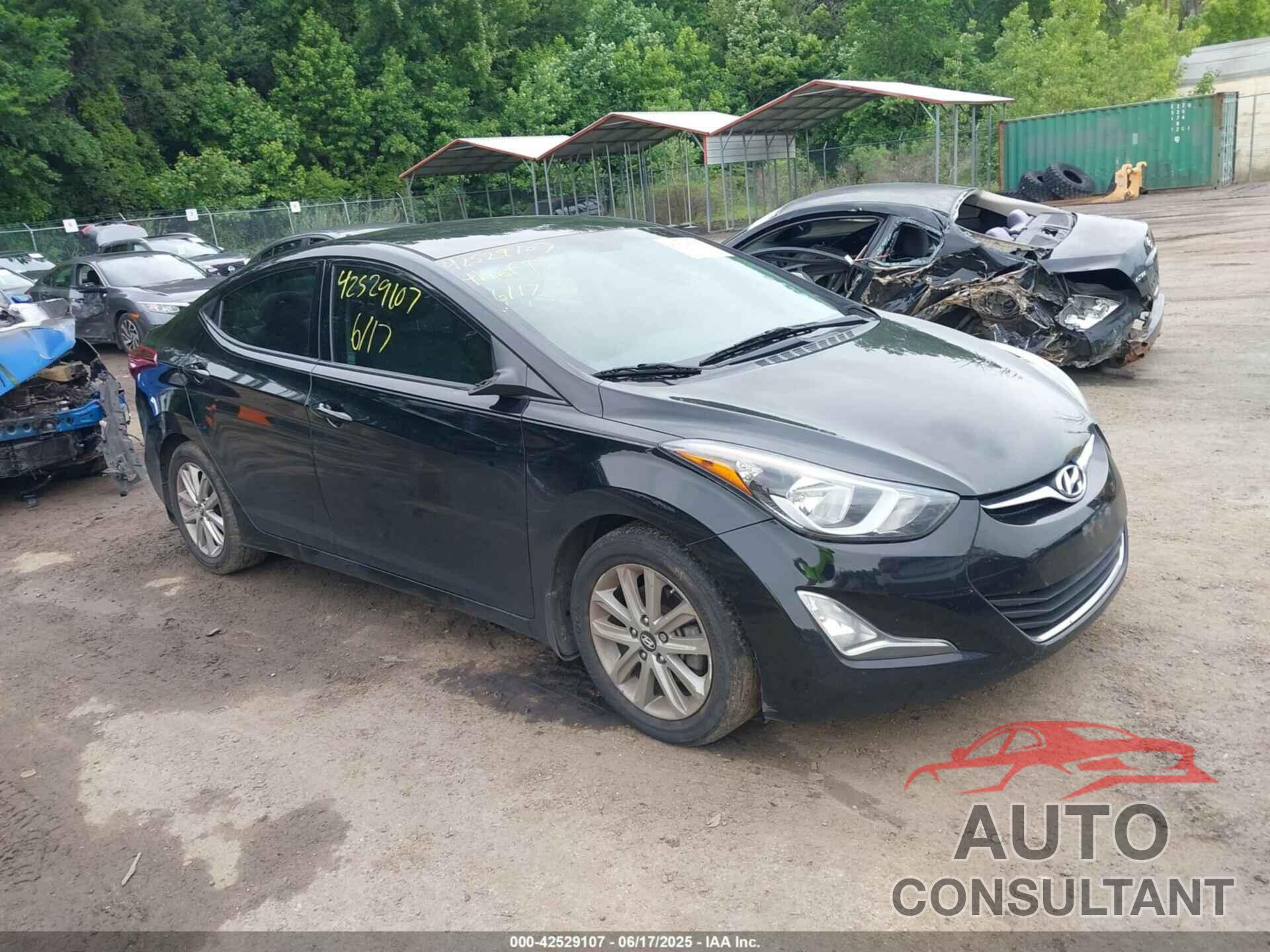 HYUNDAI ELANTRA 2015 - 5NPDH4AE0FH593401