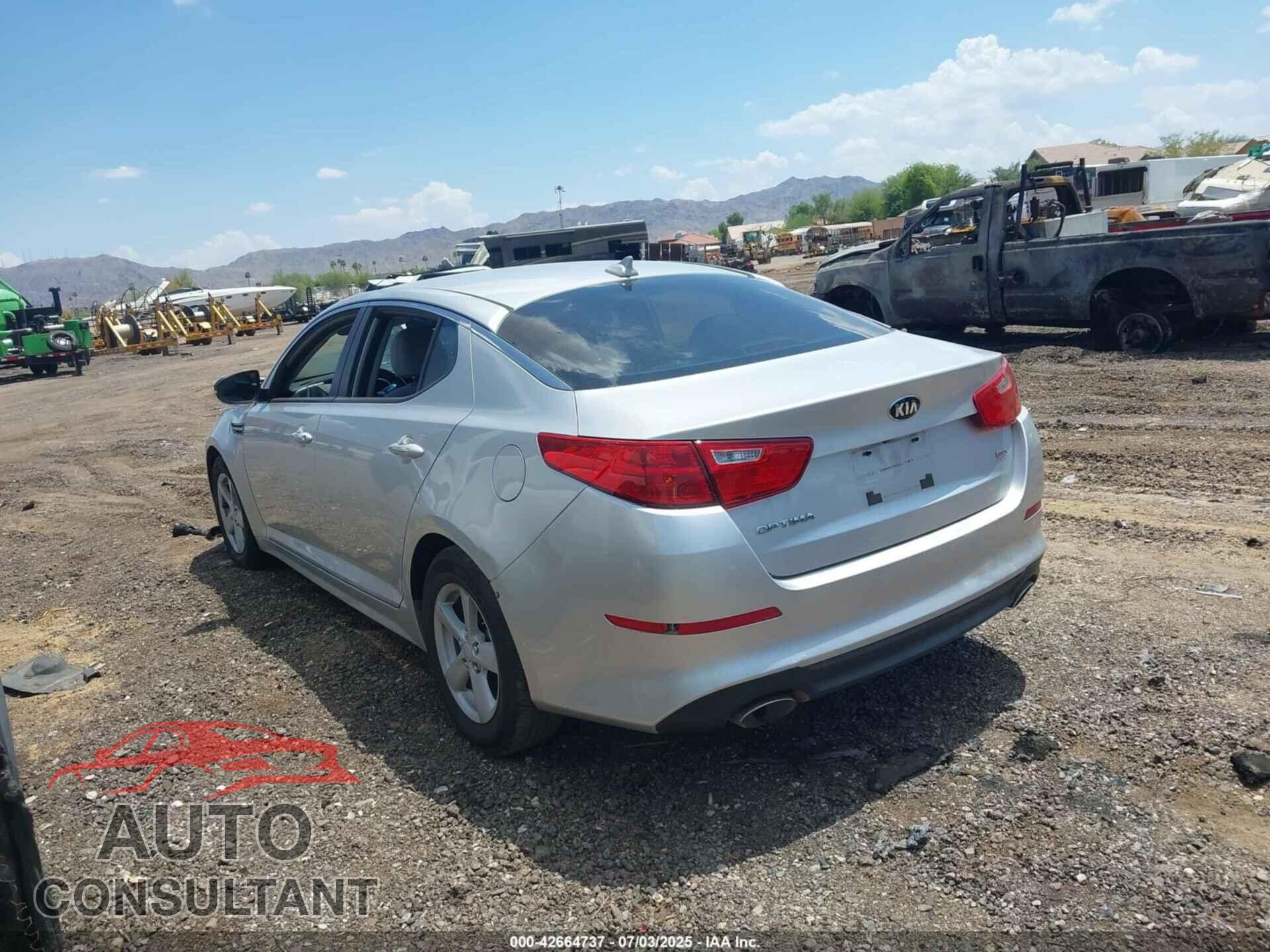 KIA OPTIMA 2014 - KNAGM4A77E5522332