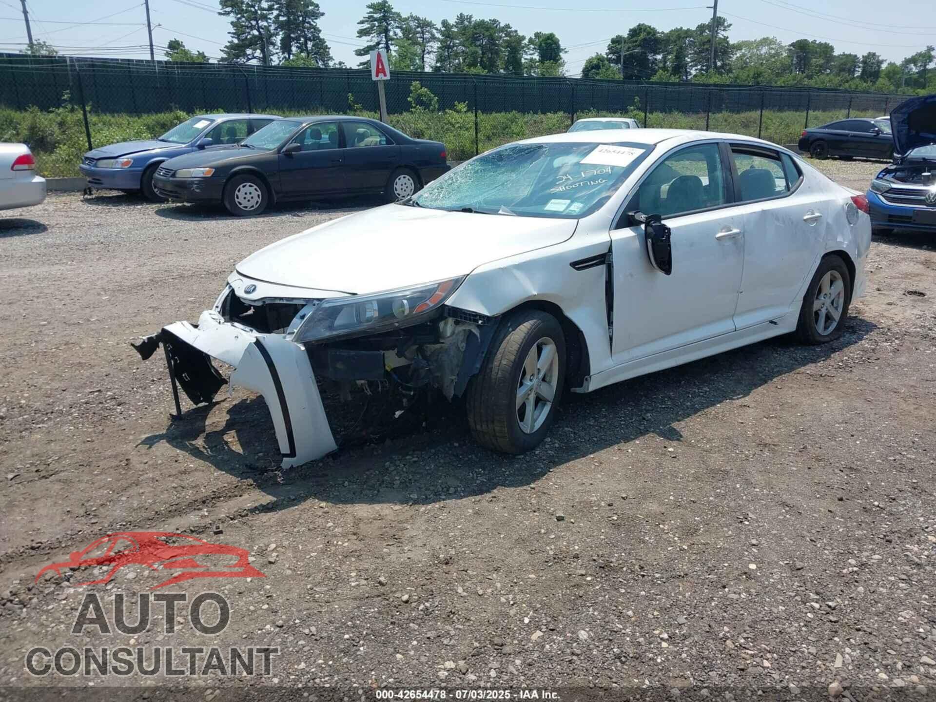 KIA OPTIMA 2015 - KNAGM4A71F5570085
