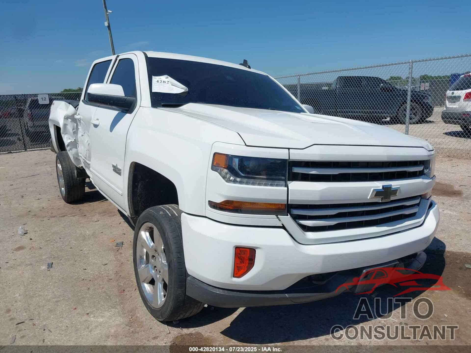 CHEVROLET SILVERADO 1500 2017 - 3GCUKREC3HG370434