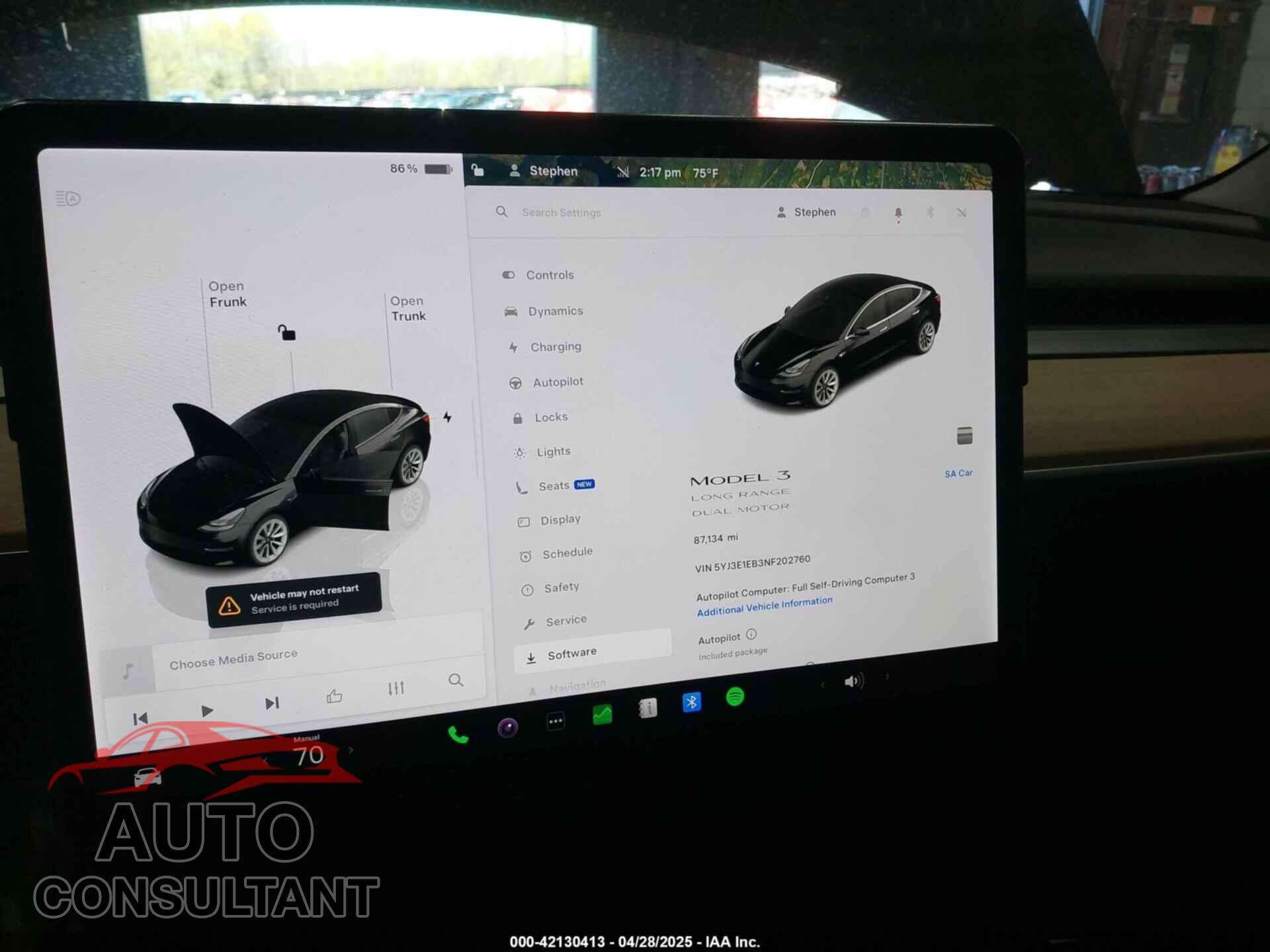 TESLA MODEL 3 2022 - 5YJ3E1EB3NF202760