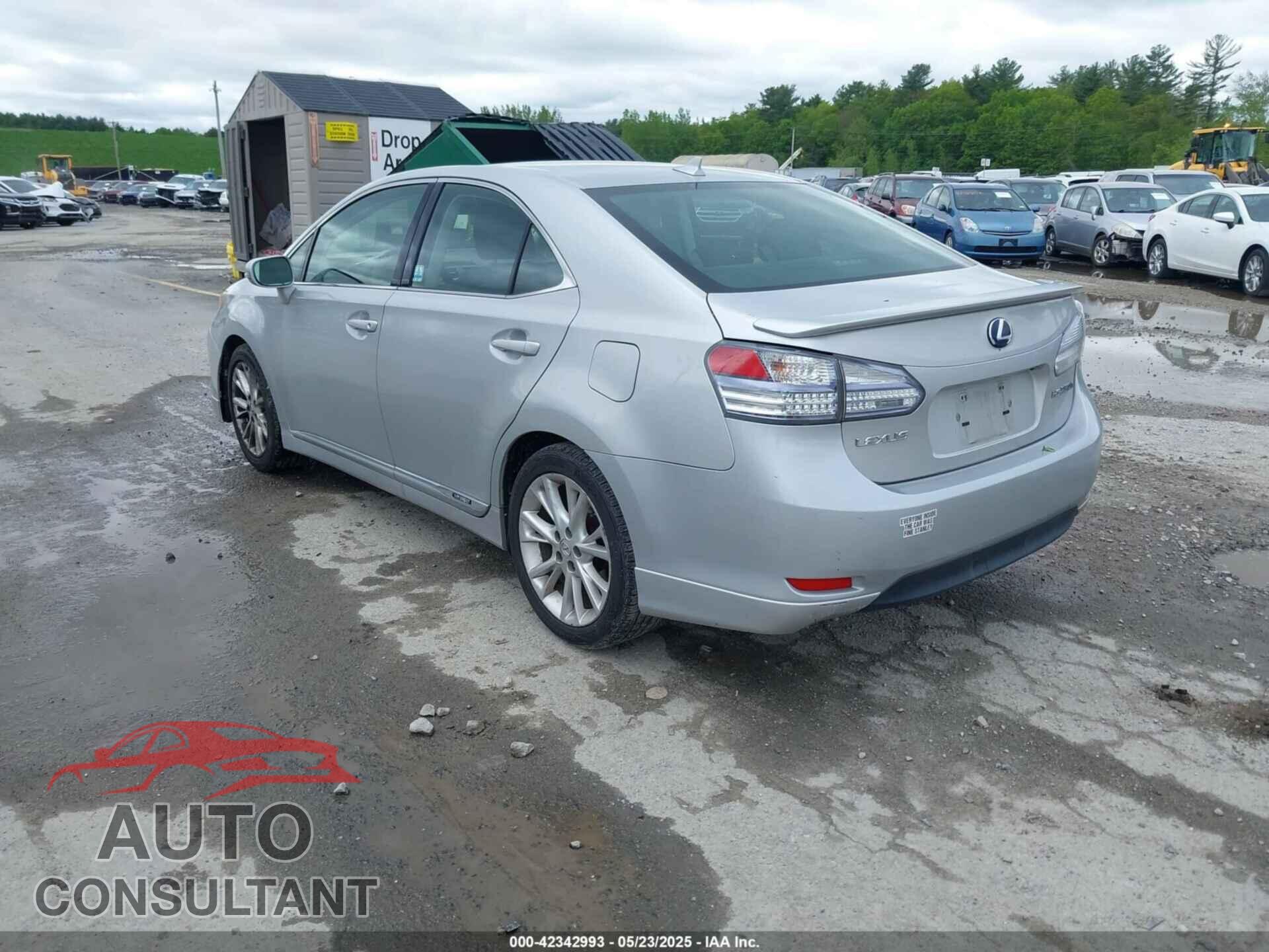 LEXUS HS 250H 2010 - JTHBB1BA8A2011444
