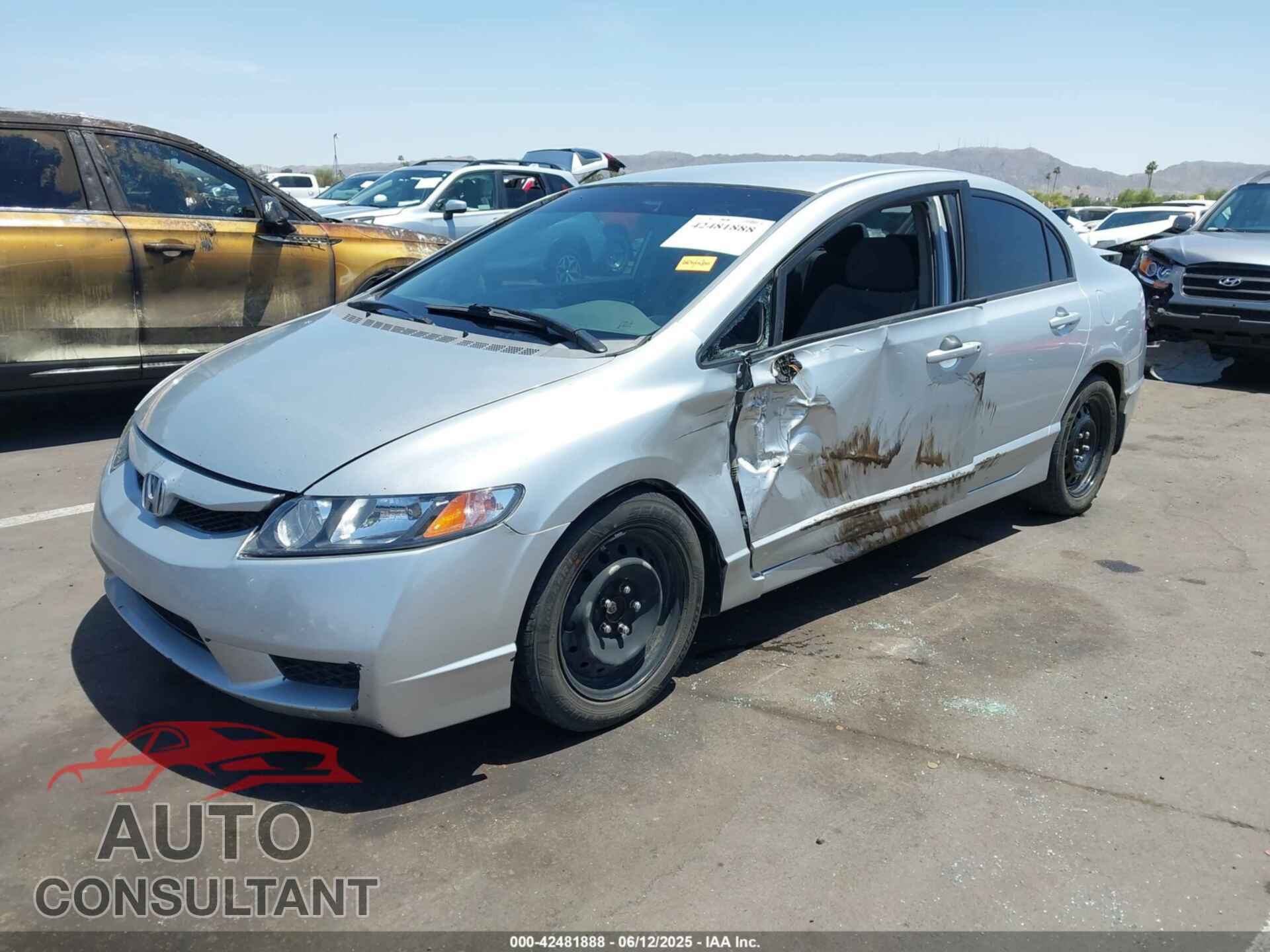 HONDA CIVIC 2009 - 1HGFA16599L006666