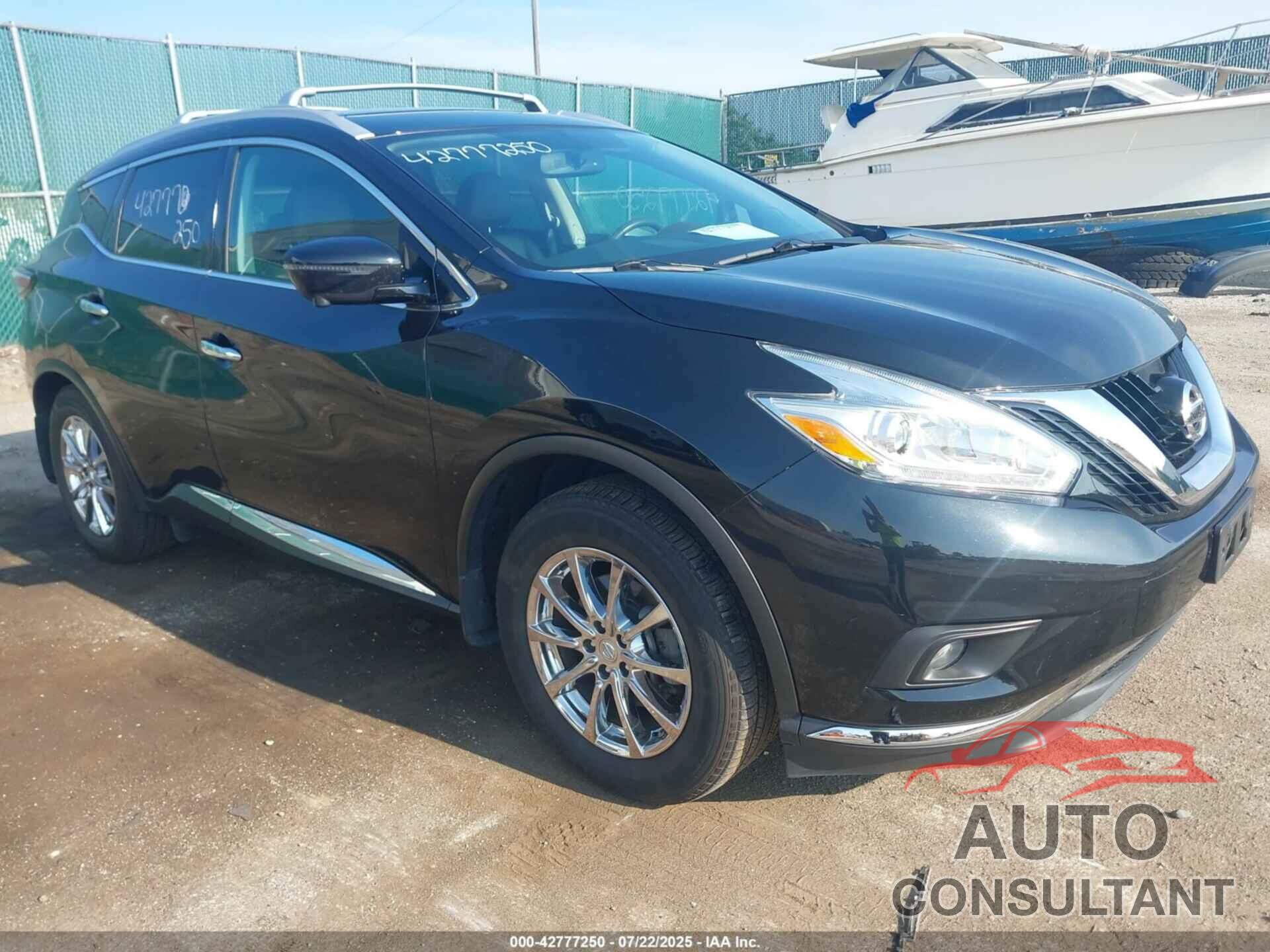 NISSAN MURANO 2017 - 5N1AZ2MH6HN138559