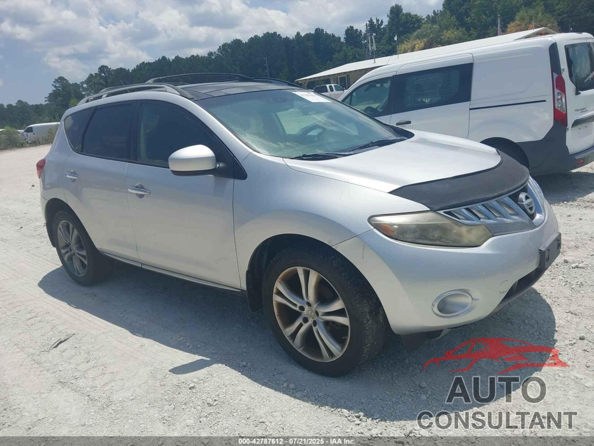 NISSAN MURANO 2009 - JN8AZ18W79W117923