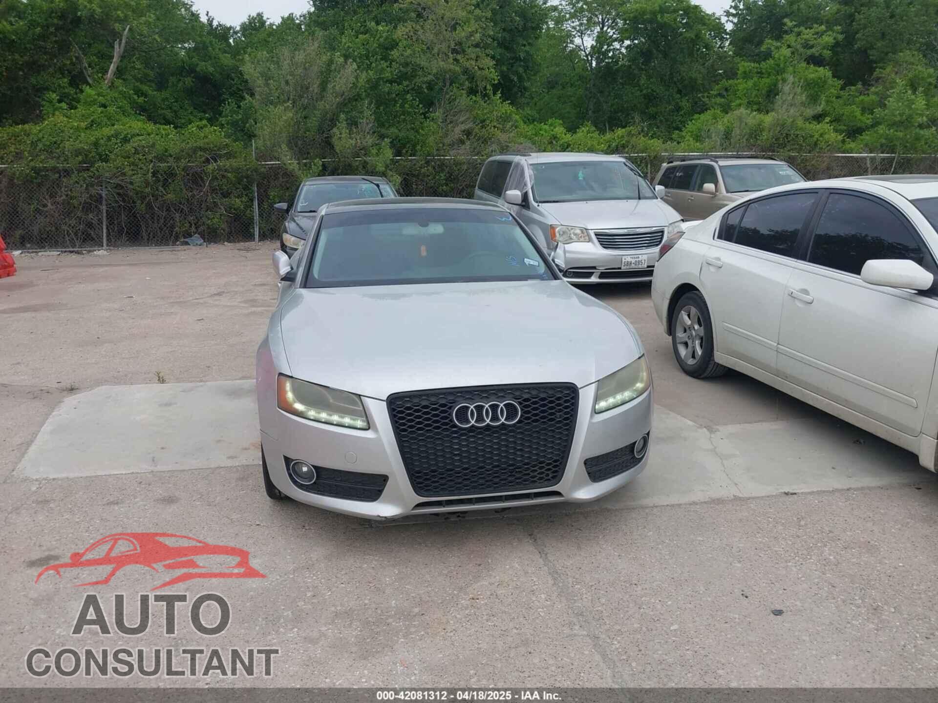 AUDI A5 2012 - WAULFAFR5CA026614