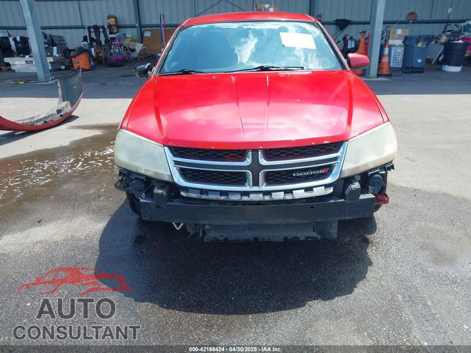 DODGE AVENGER 2013 - 1C3CDZCB1DN624924