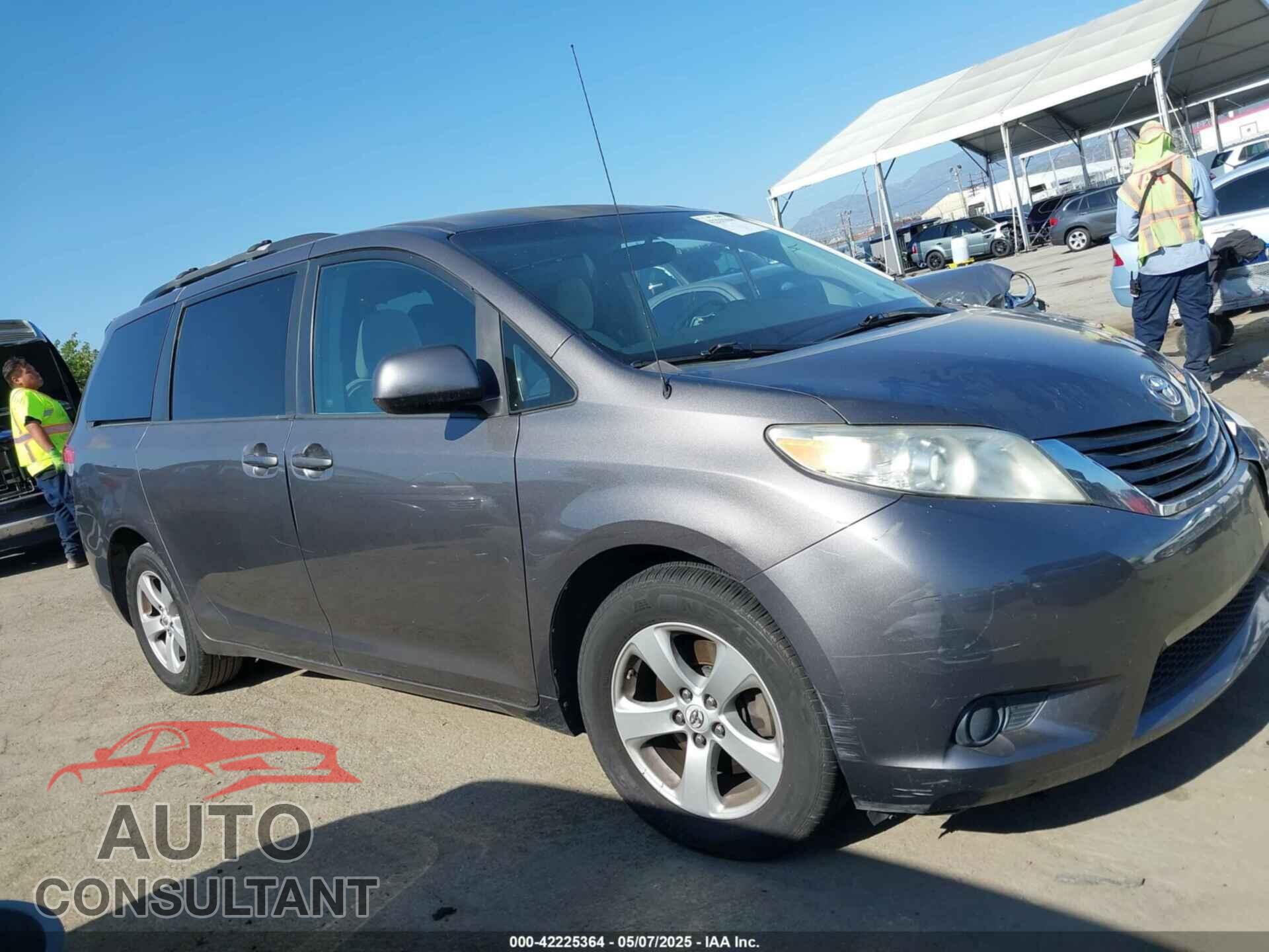 TOYOTA SIENNA 2012 - 5TDKK3DC4CS186443