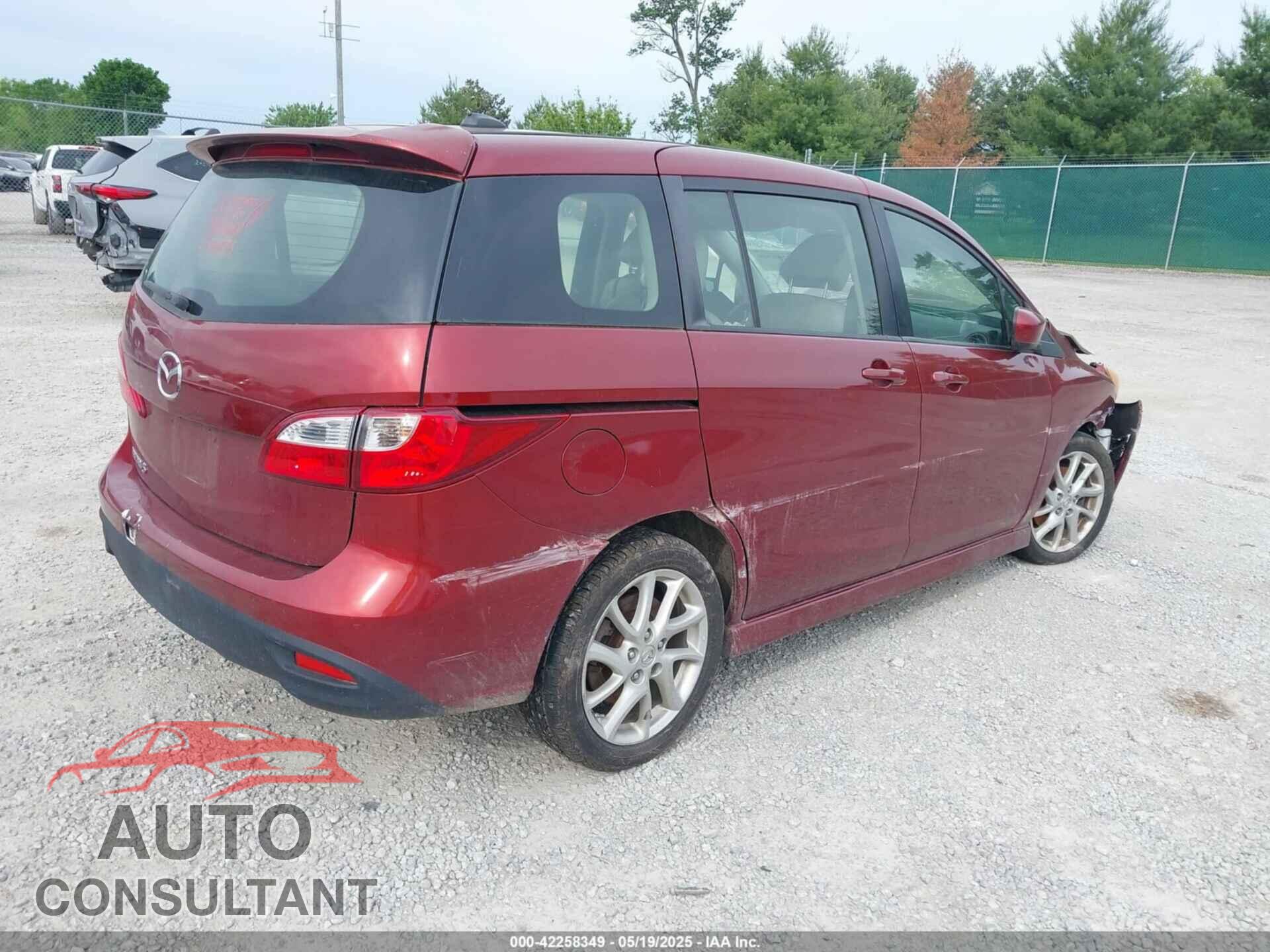 MAZDA MAZDA5 2012 - JM1CW2DL8C0142483