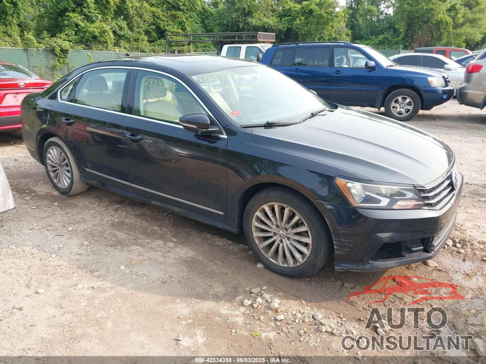 VOLKSWAGEN PASSAT 2017 - 1VWBT7A39HC032213
