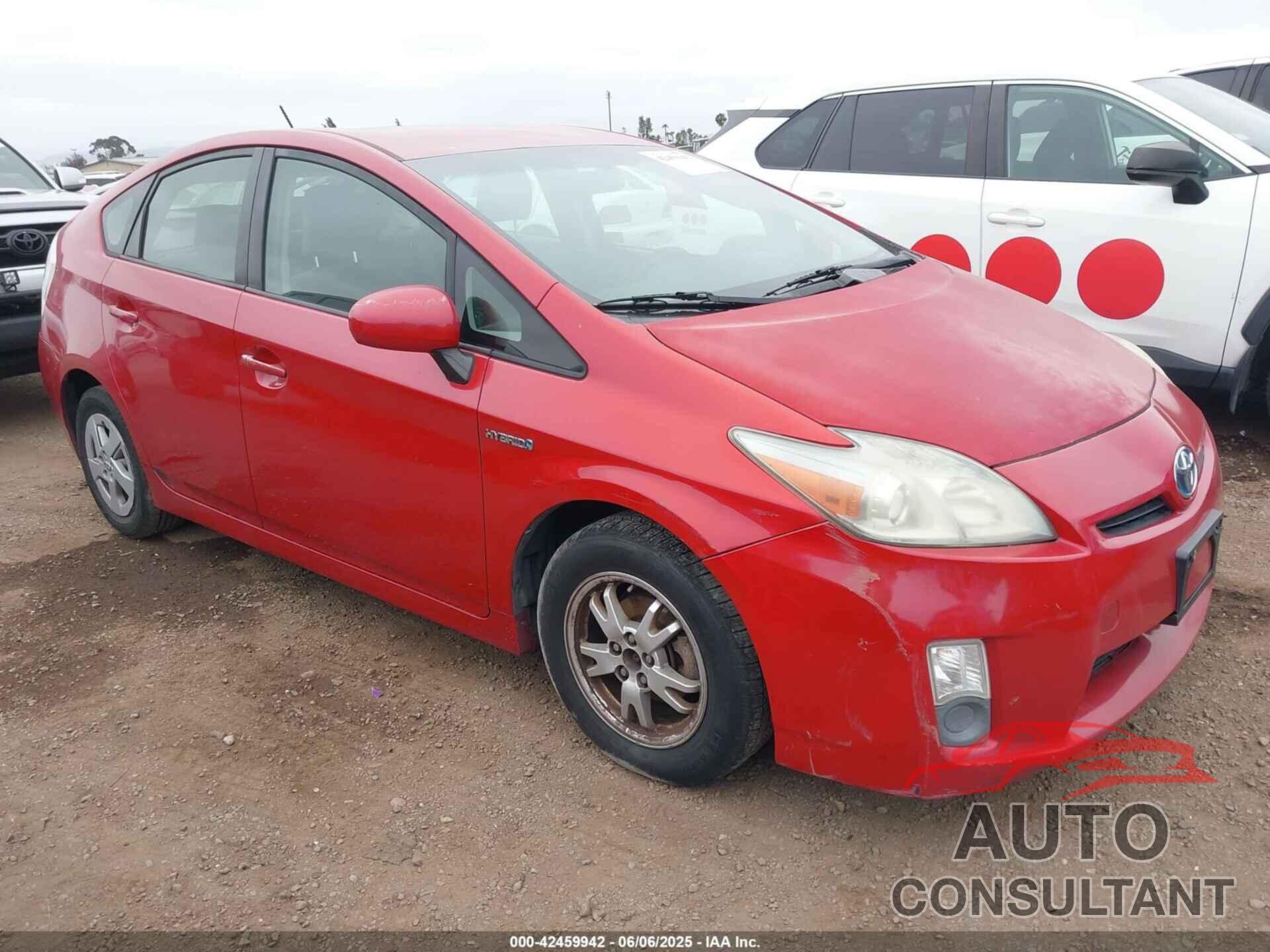 TOYOTA PRIUS 2010 - JTDKN3DU7A0143795