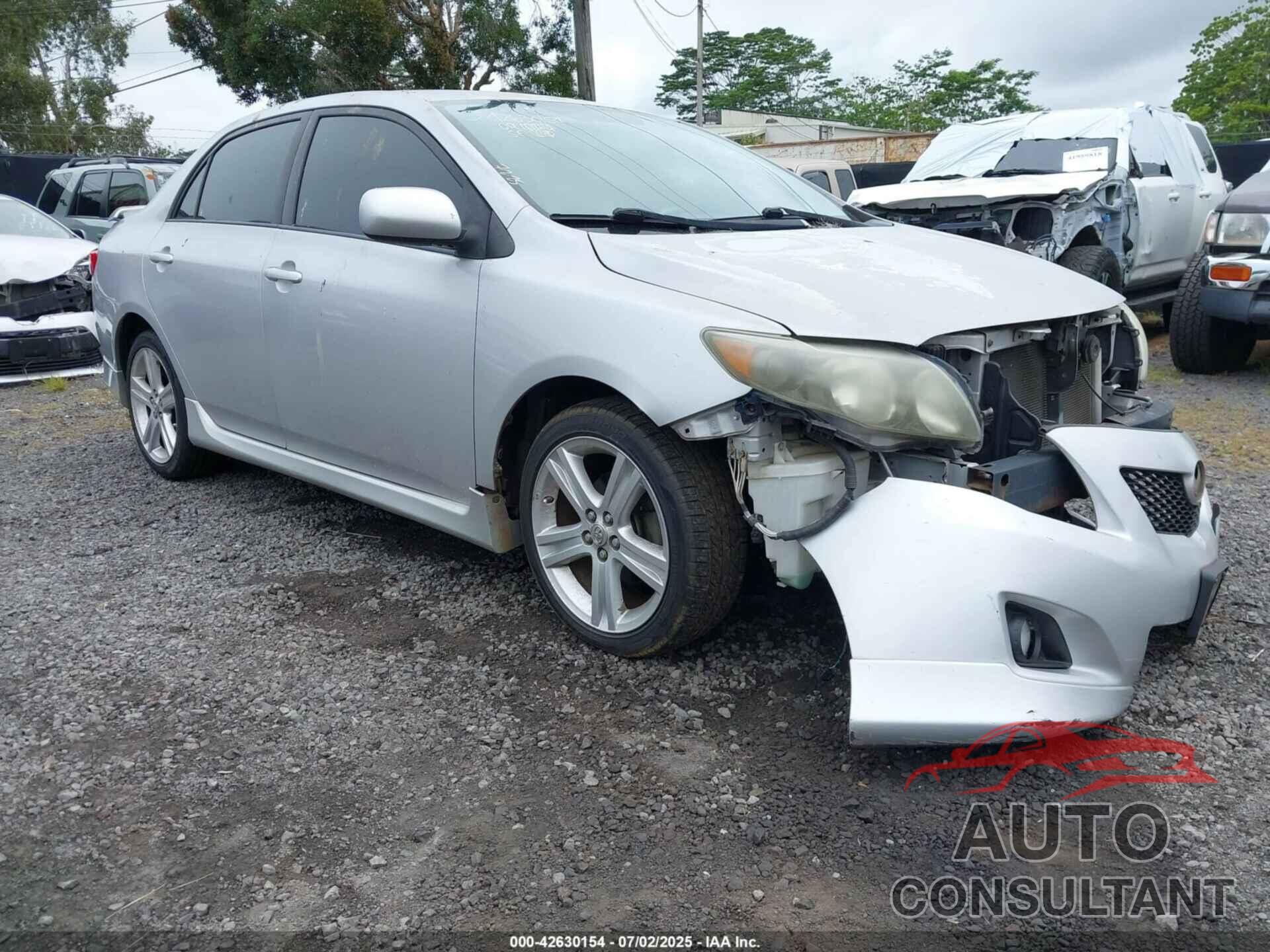 TOYOTA COROLLA 2009 - 1NXBE40E99Z074063