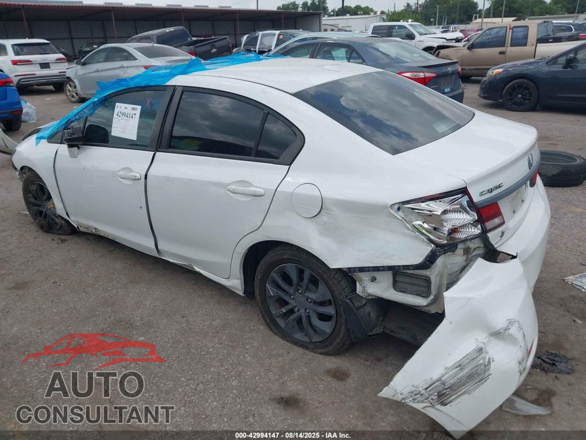 HONDA CIVIC 2013 - 19XFB2F90DE057981