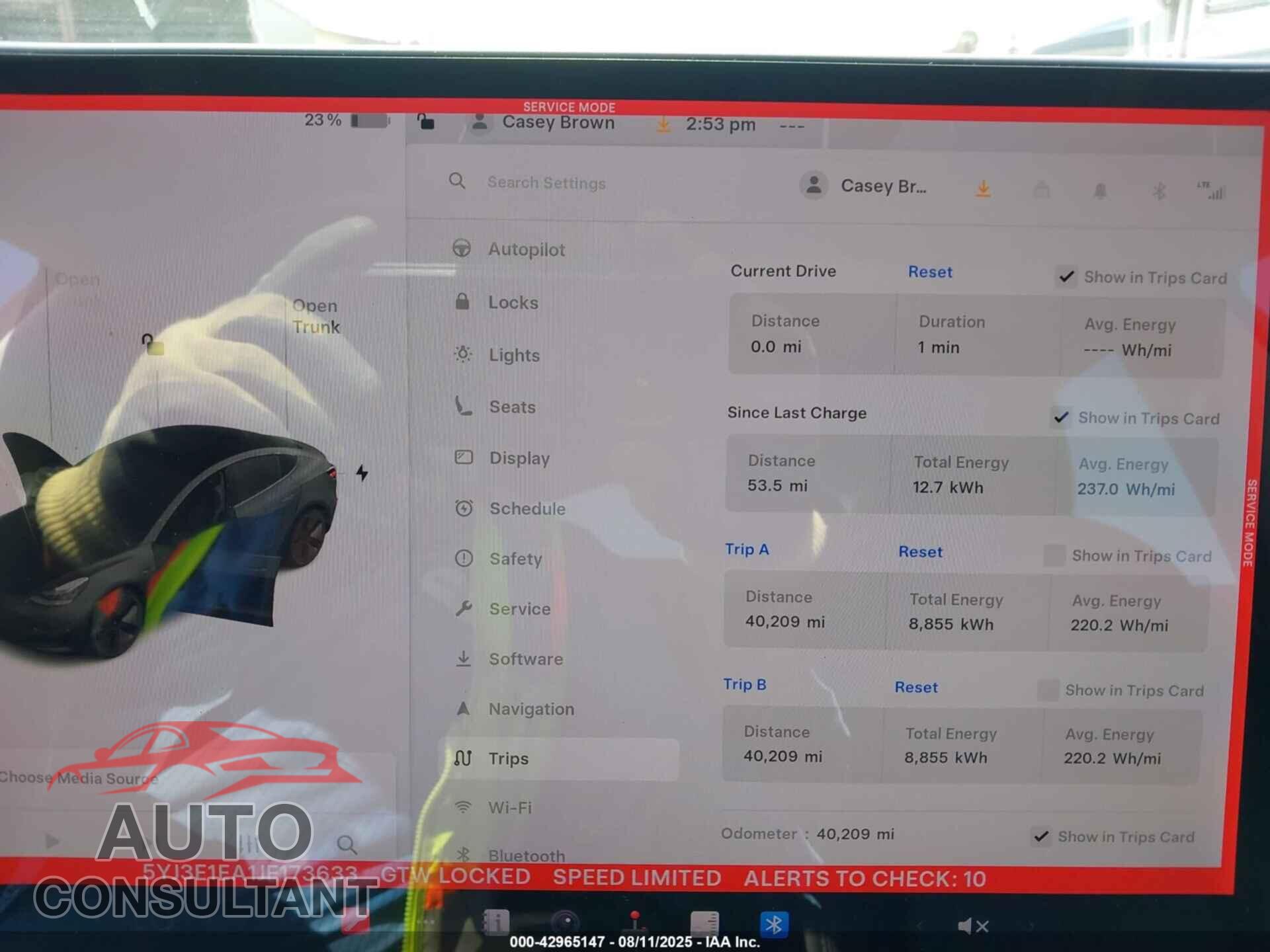 TESLA MODEL 3 2018 - 5YJ3E1EA1JF173633