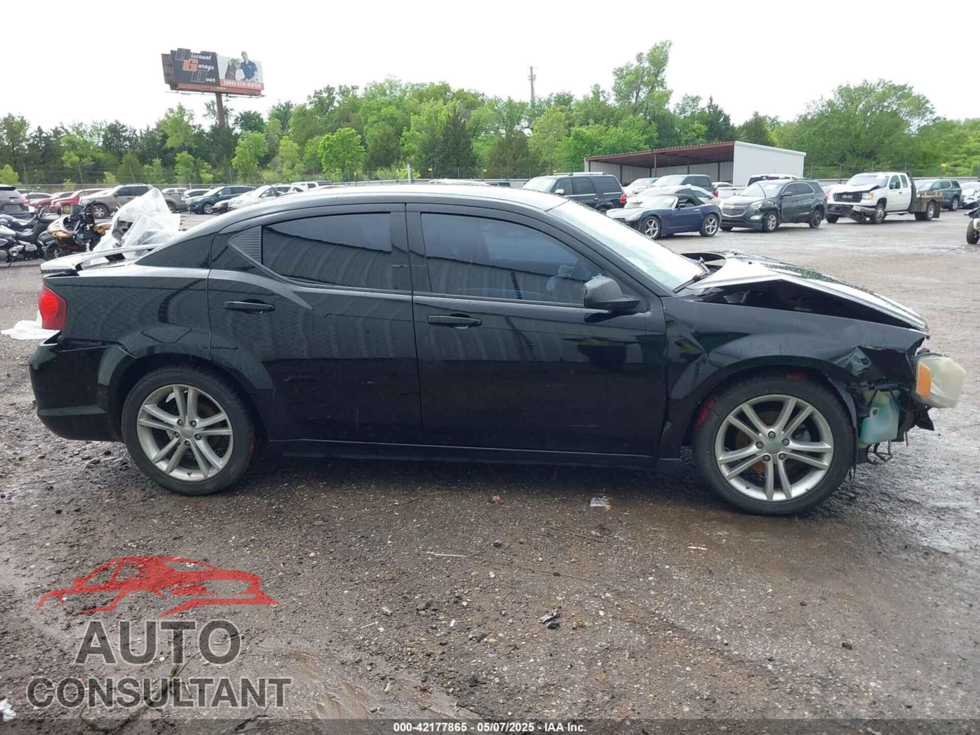 DODGE AVENGER 2012 - 1C3CDZAG6CN315978