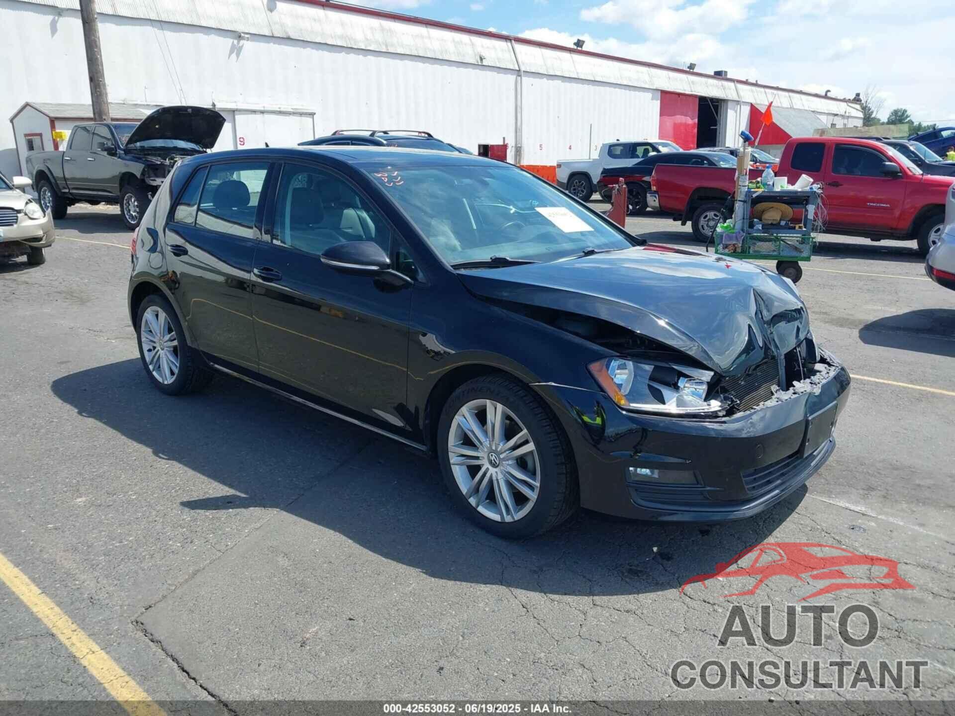 VOLKSWAGEN GOLF 2015 - 3VW2A7AU8FM036263