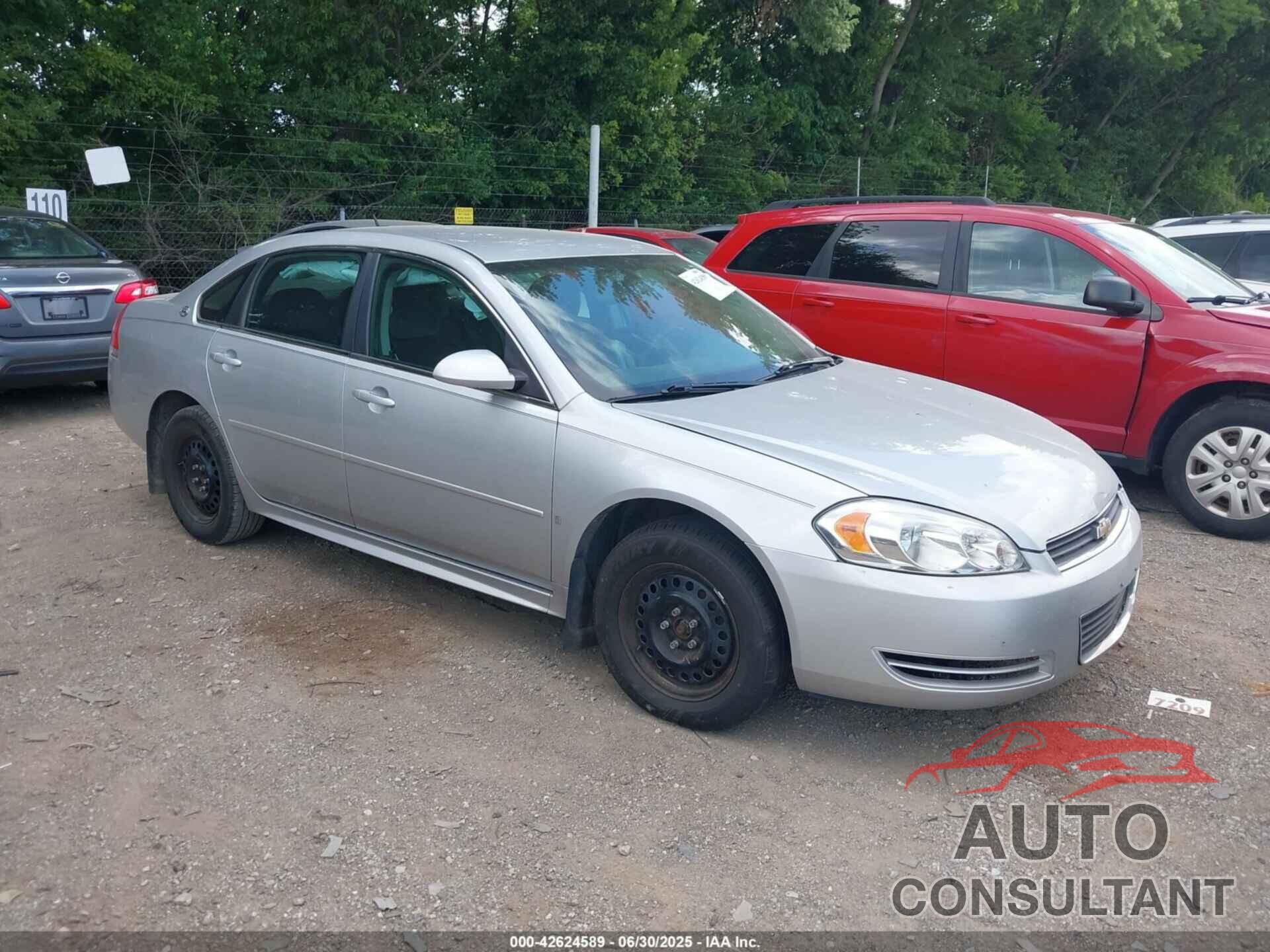 CHEVROLET IMPALA 2009 - 2G1WB57N691158291