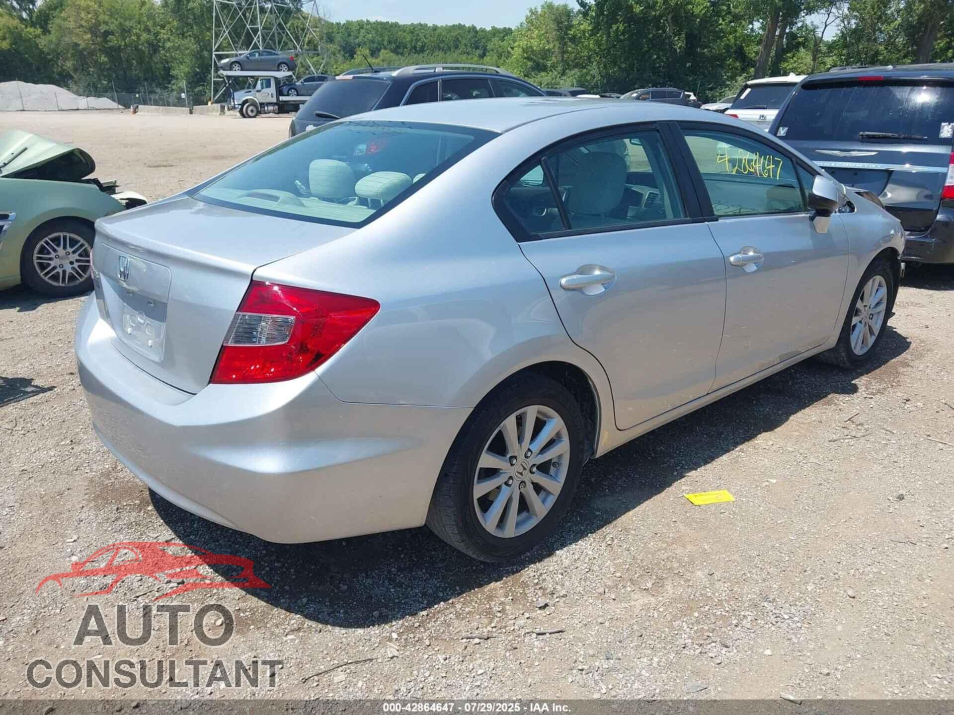 HONDA CIVIC 2012 - 2HGFB2F81CH312777