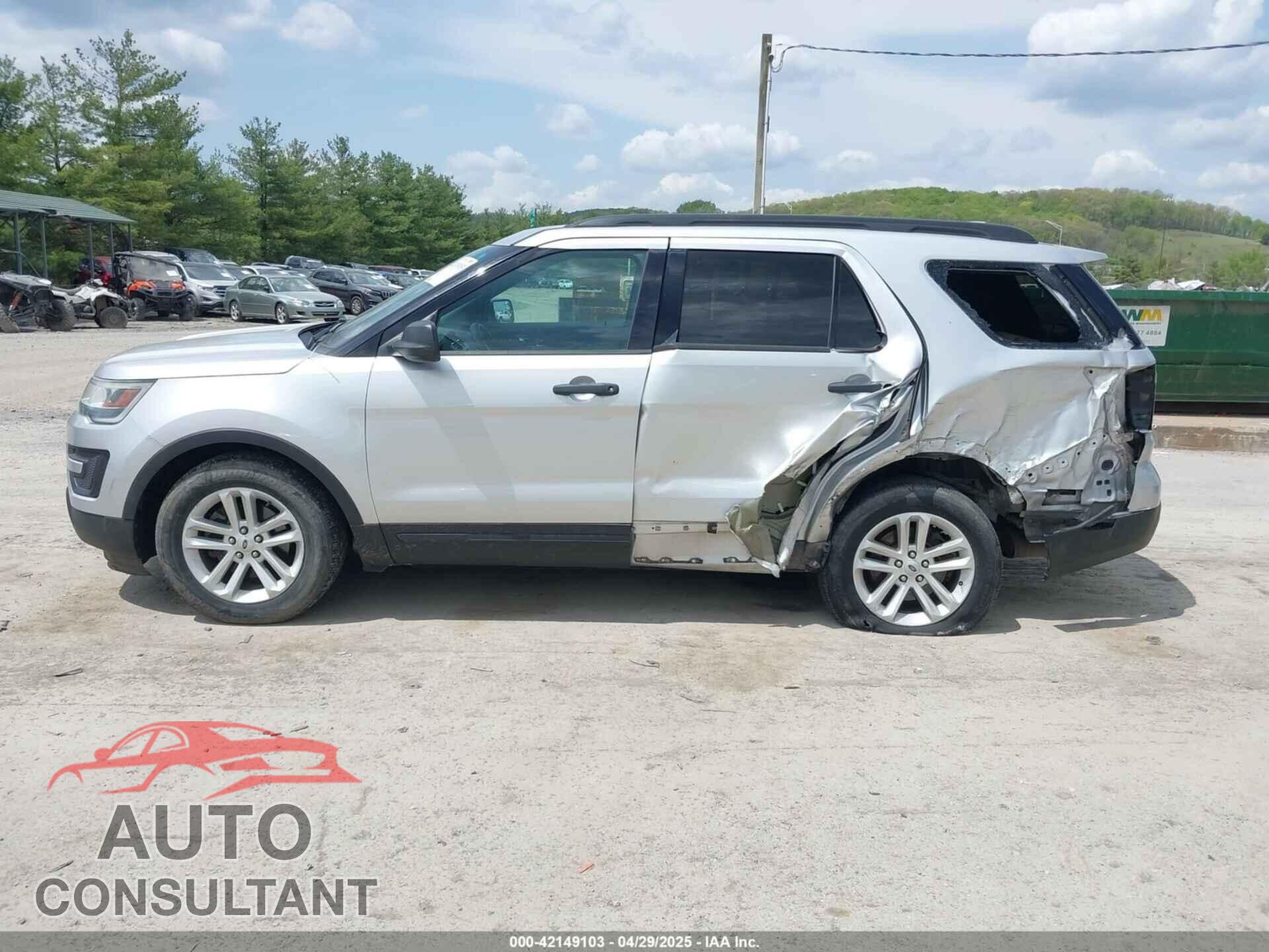 FORD EXPLORER 2016 - 1FM5K7B86GGB86314
