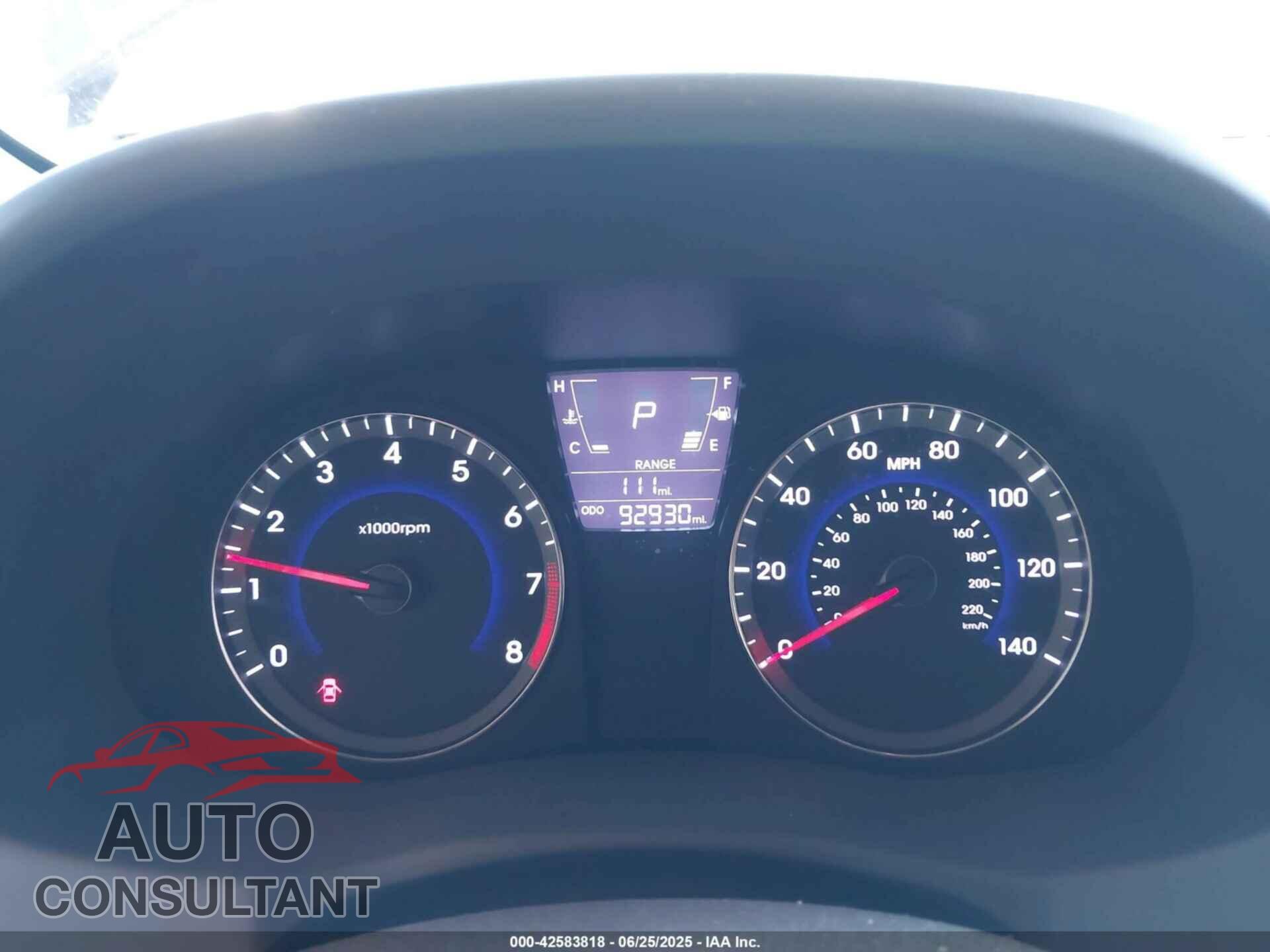 HYUNDAI ACCENT 2014 - KMHCU4AE2EU596047