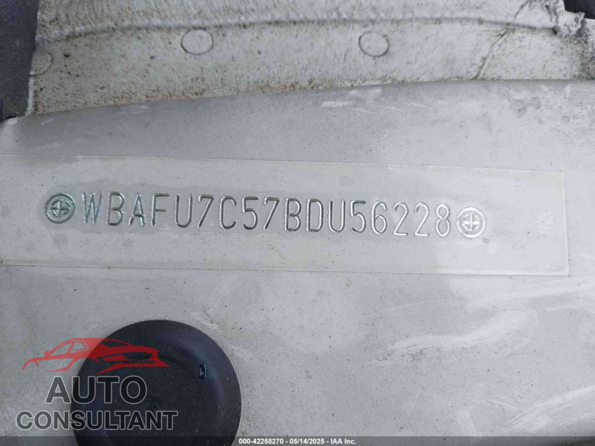BMW 535 2011 - WBAFU7C57BDU56228