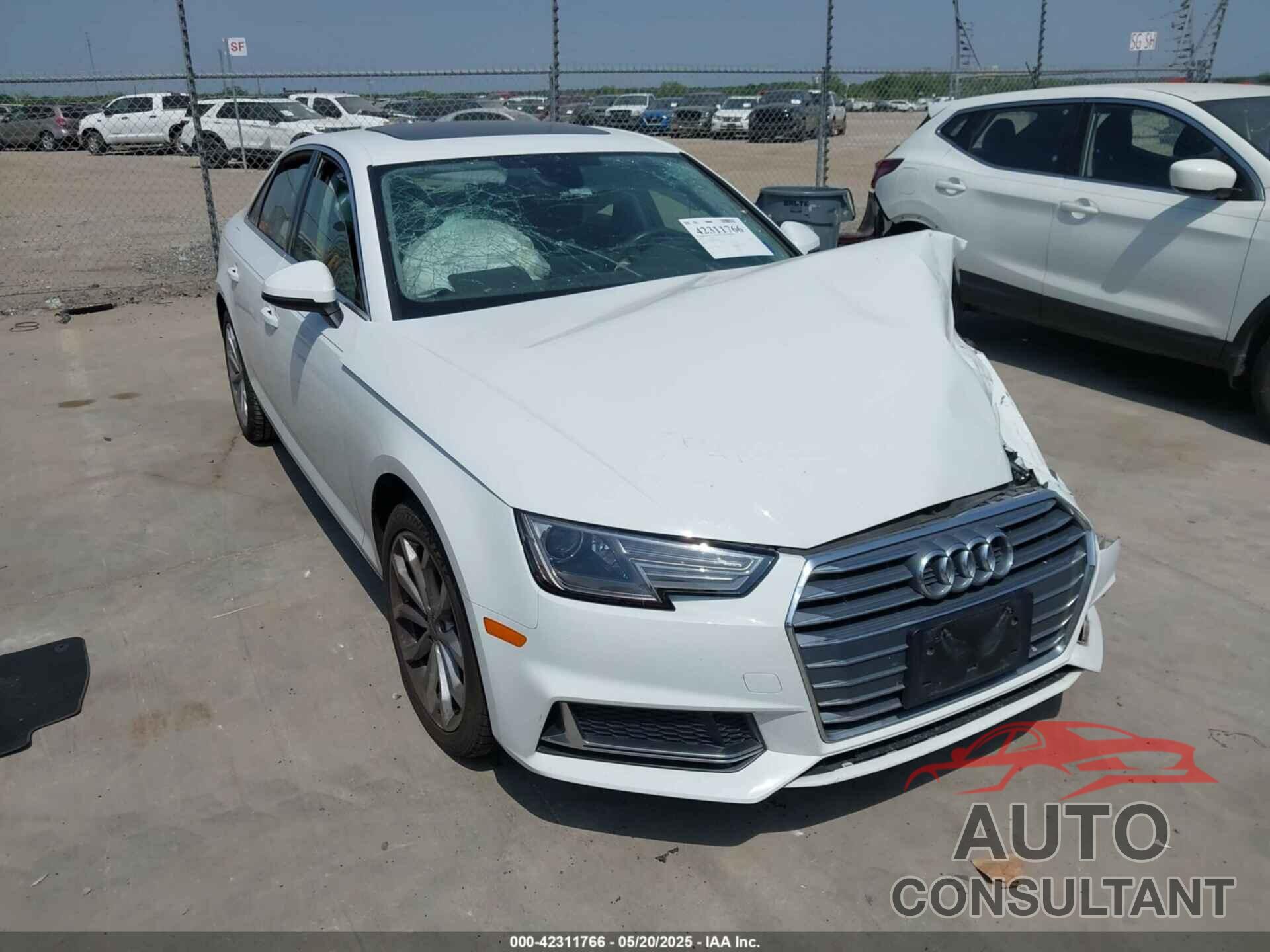 AUDI A4 2019 - WAUGMAF48KN007428
